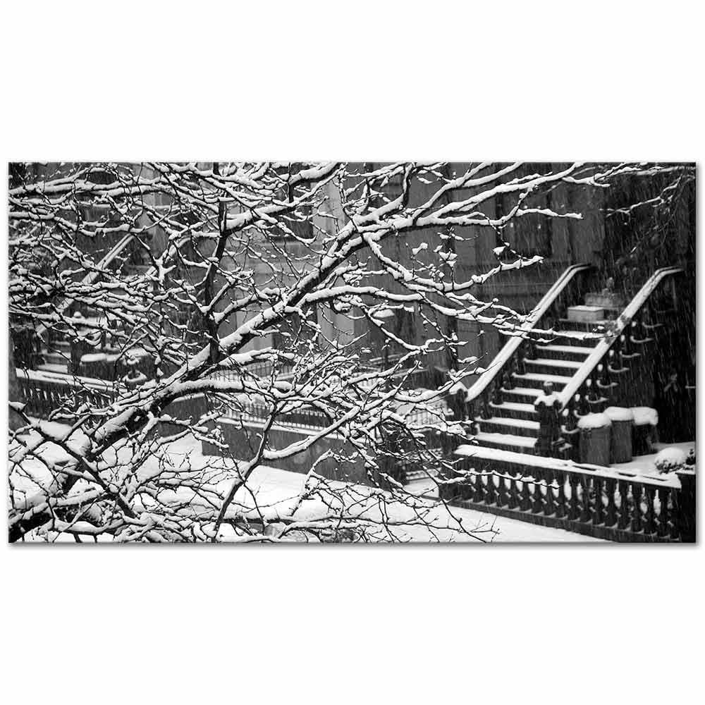 New York'da Kış Kanvas Tablo