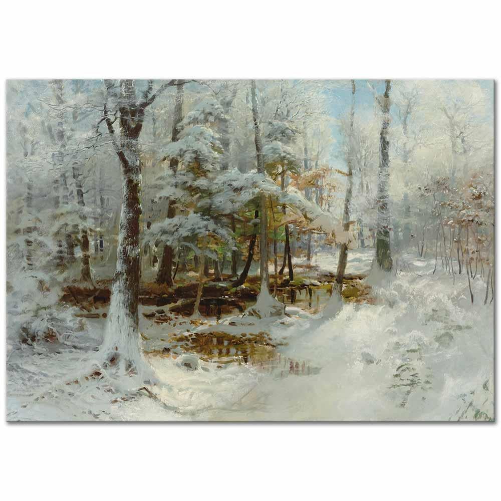 Winter Scene by Walter Launt Palmer as Art Print