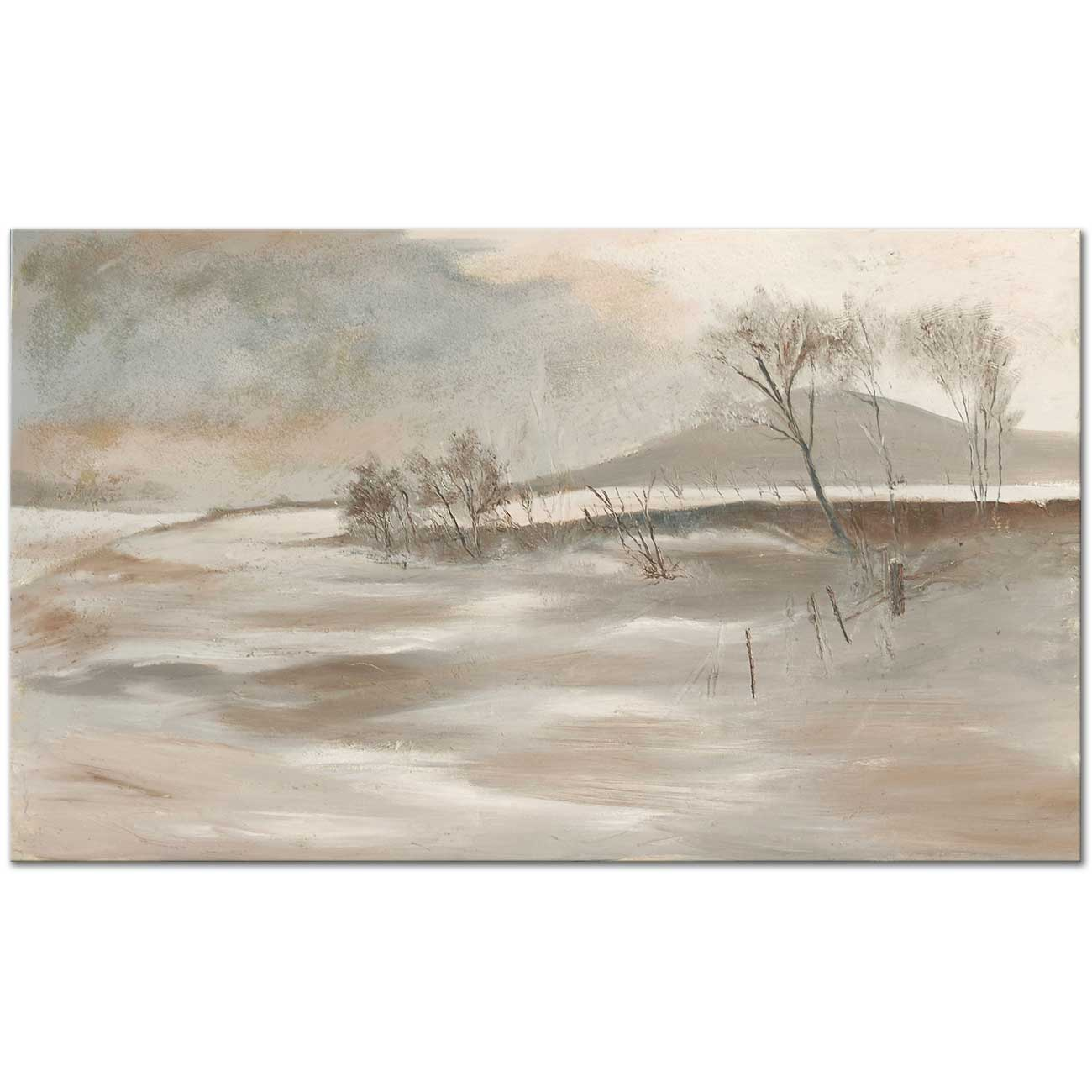 Winter Scene Oil Painting