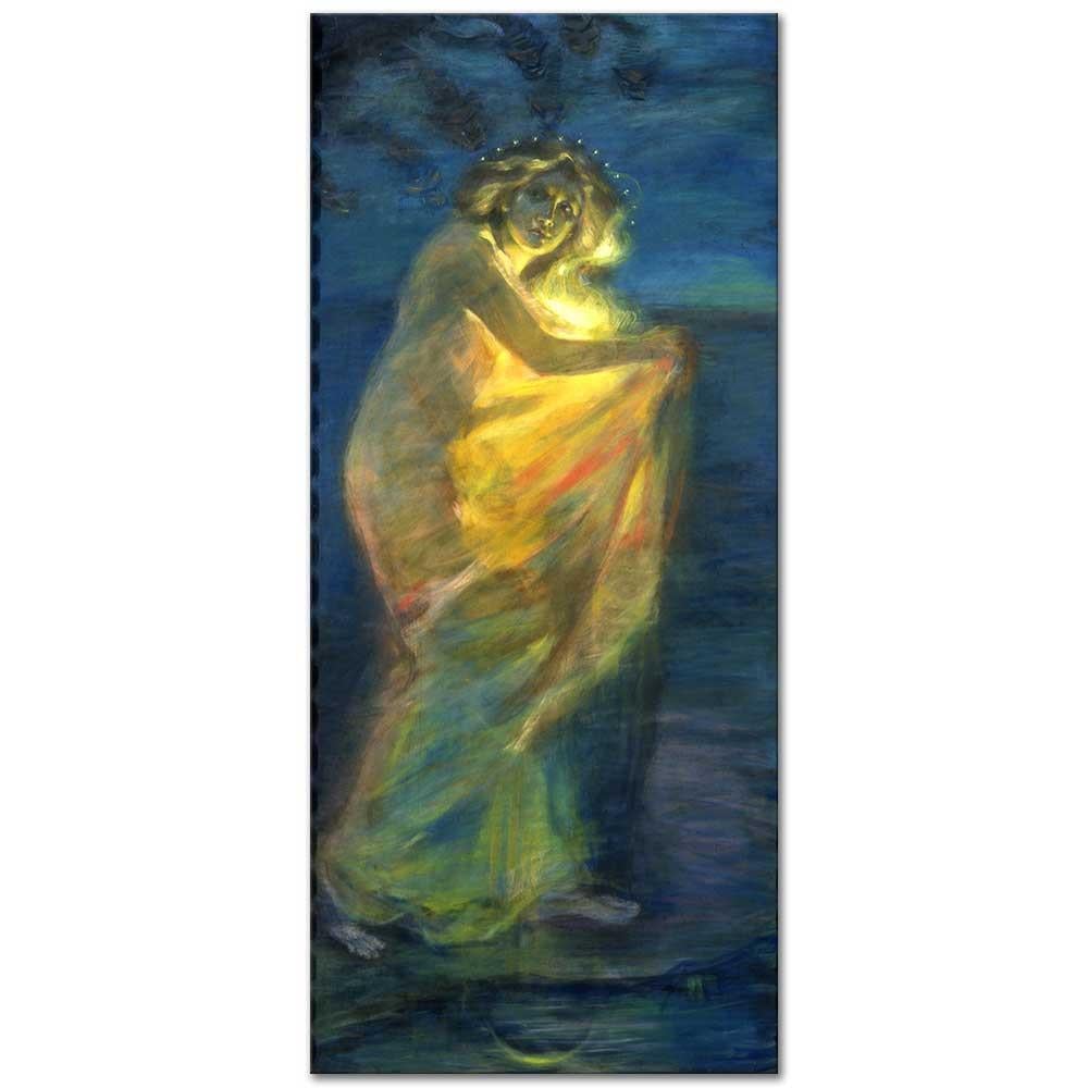 Alice Pike Barney Güneşle Giyinmiş Kadın Kanvas Tablo