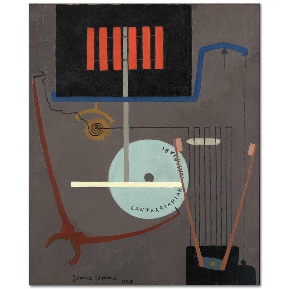 Young Woman by Georges Ribemont Dessaignes