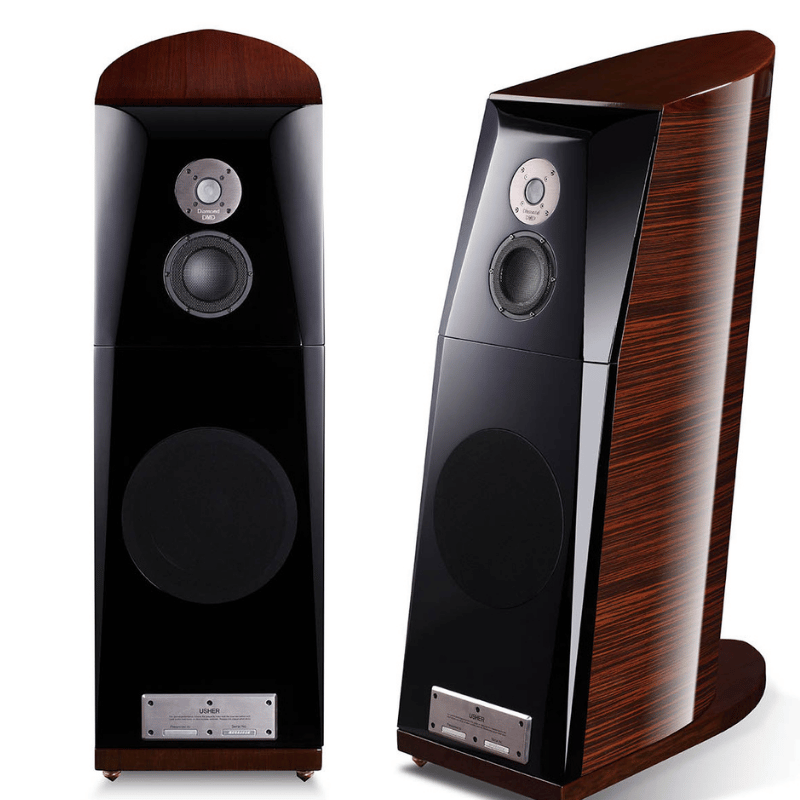 USHER TD-10 GLOSSY EBONY Kule Hoparlör