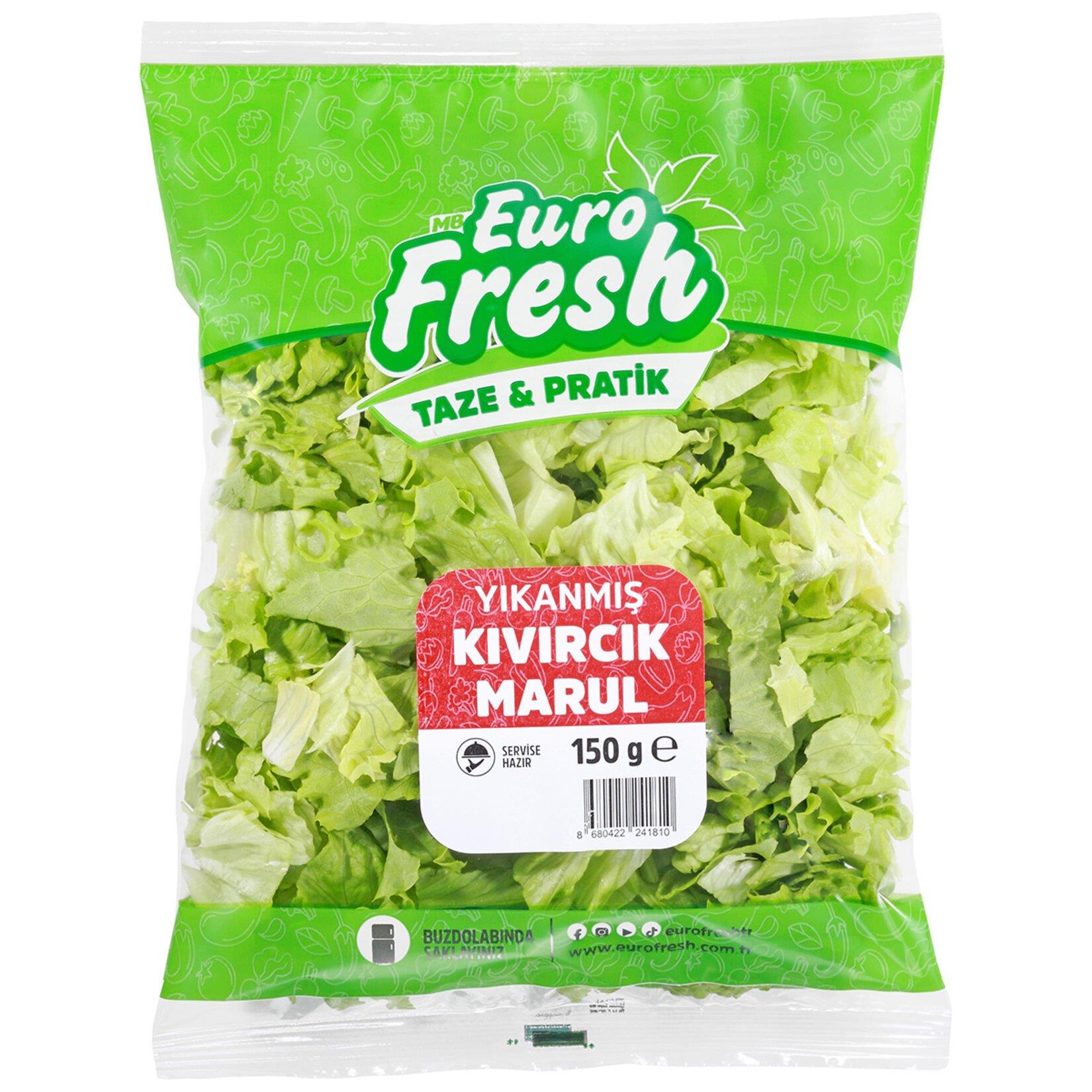 Eurofresh Yıkanmış Kıvırcık Marul 150 Gr