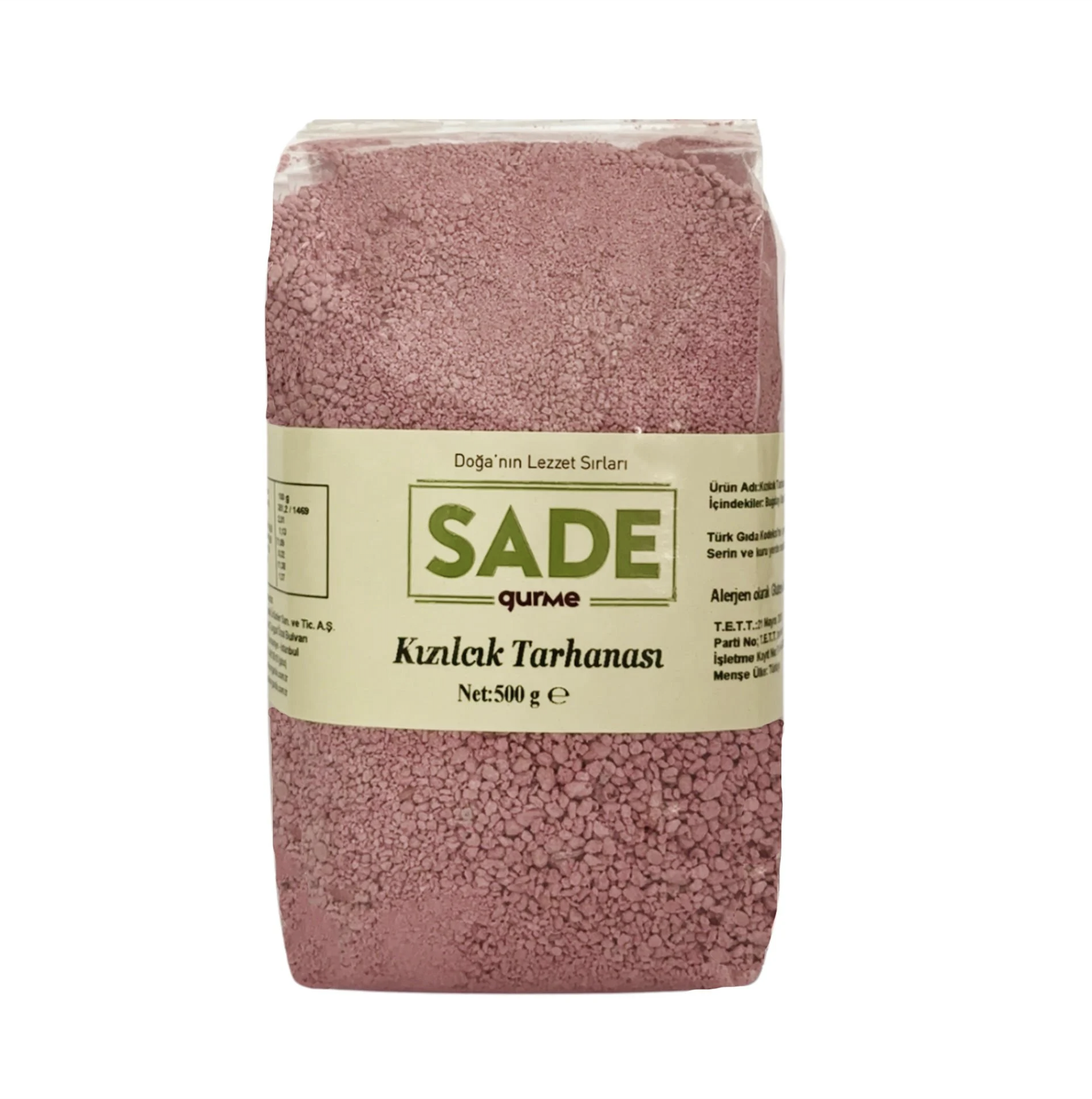 Sade Gurme Kızılcık Tarhanası 500 GR