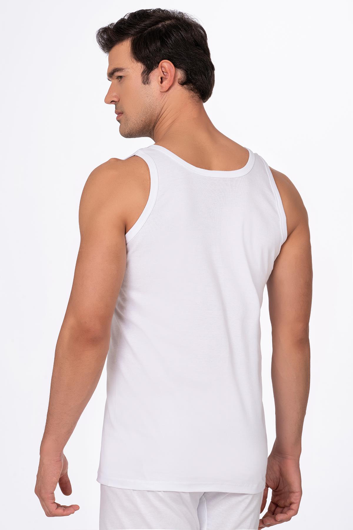  Erkek Ribana Atlet Beyaz | K0113