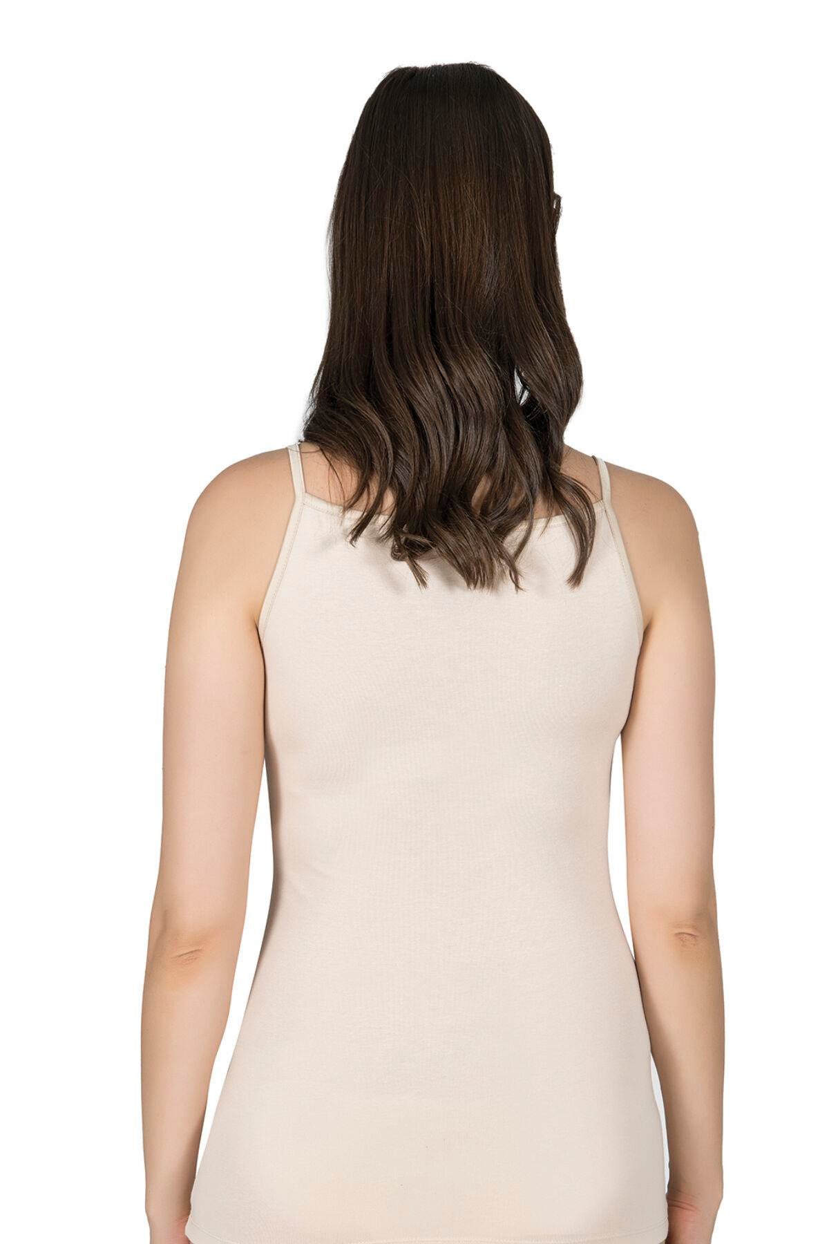  Kadın İp Askılı Modal Atlet Ten | Kompedan K20586