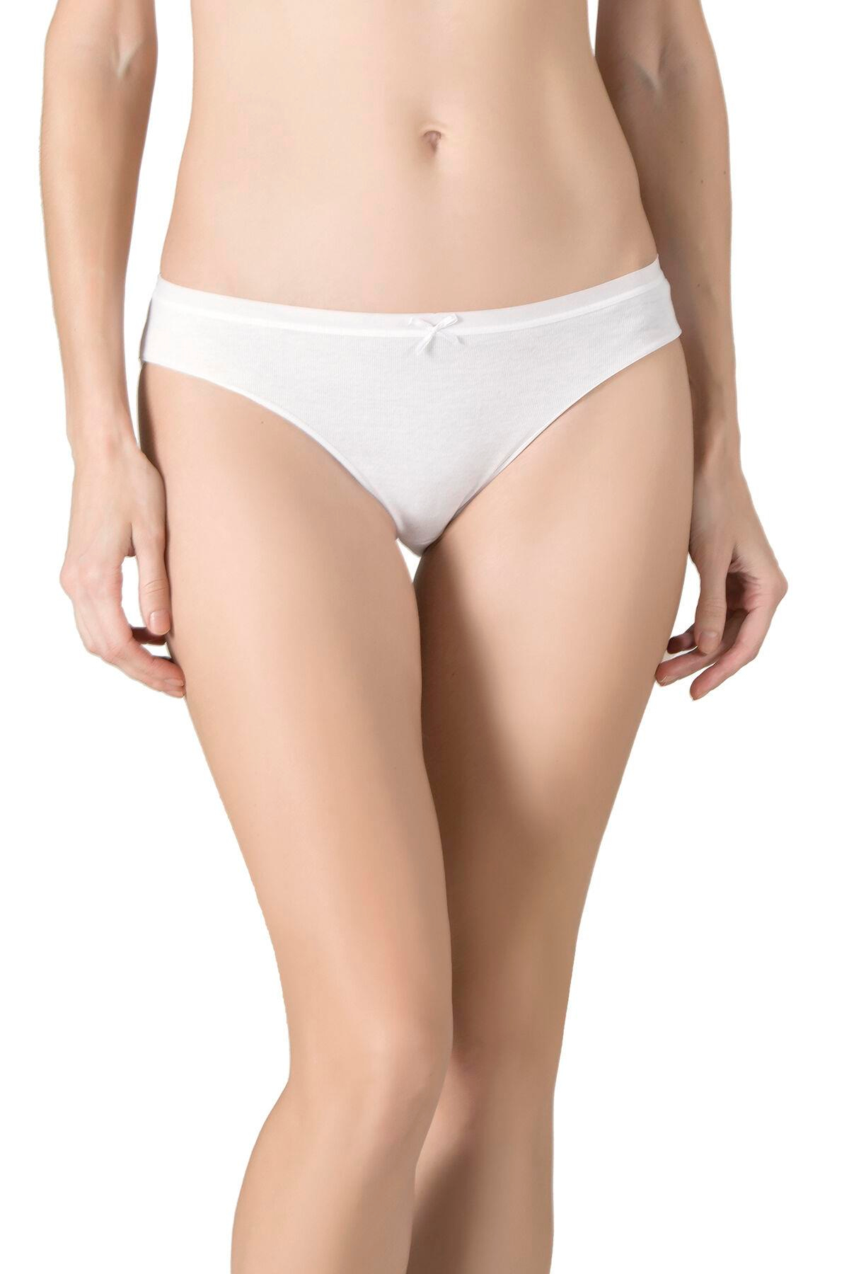  Kadın Slip Beyaz | Kompedan K23533