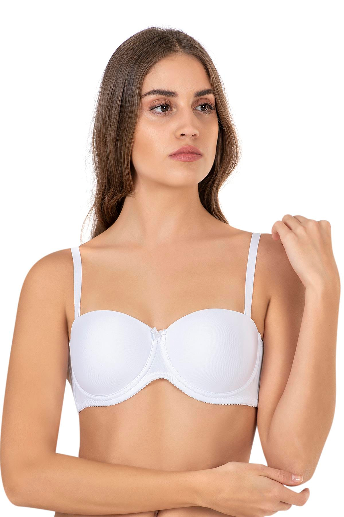  Straplez Sütyen Beyaz | Nbb 3510