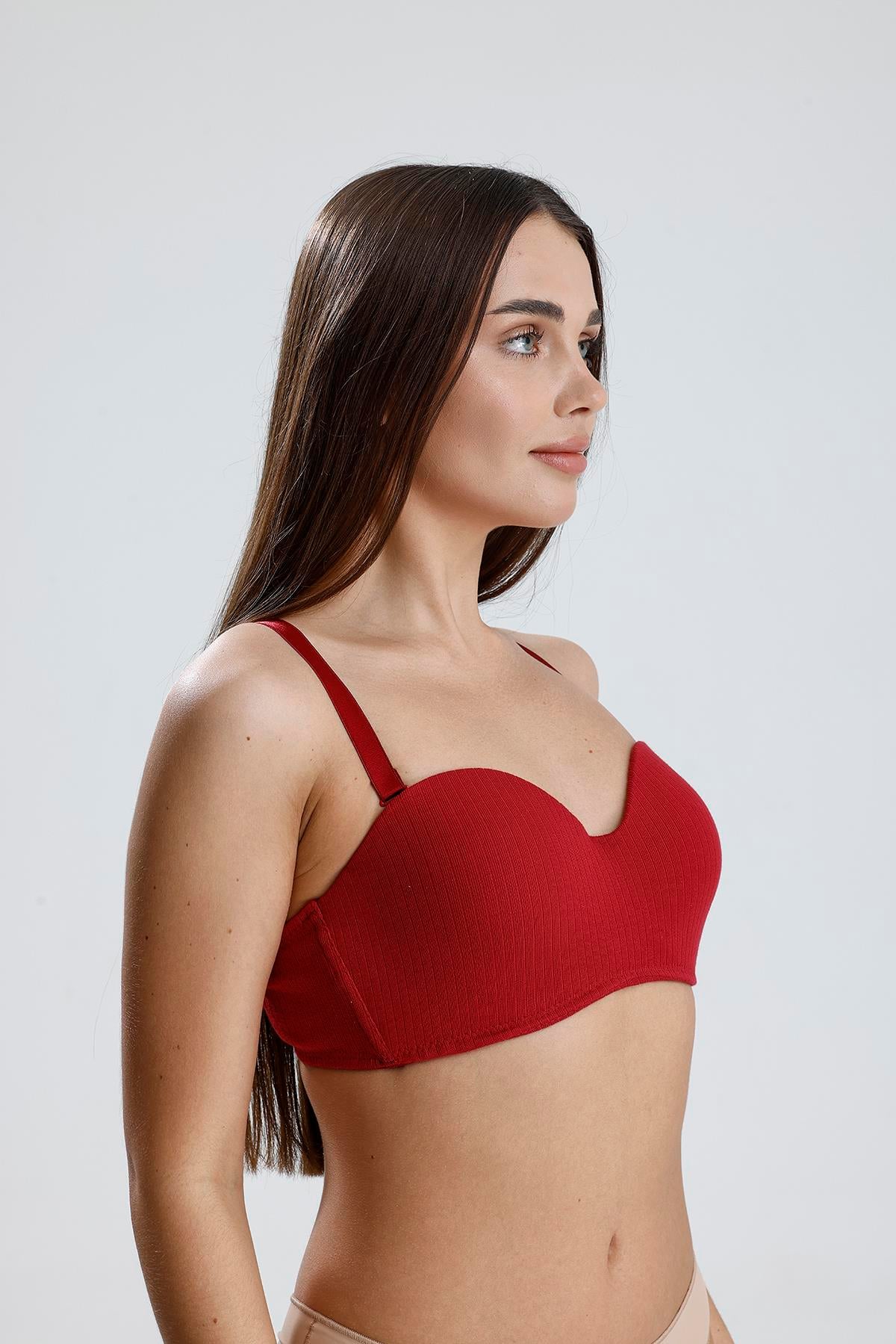 Basic Lotus Sütyen | Bordo 276