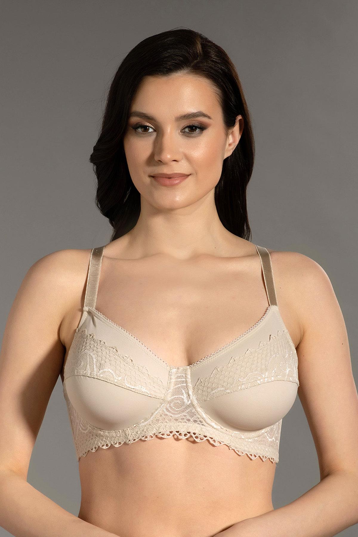 Dantel Detaylı Toparlayıcı C Kap Sütyen | New Bra 8110