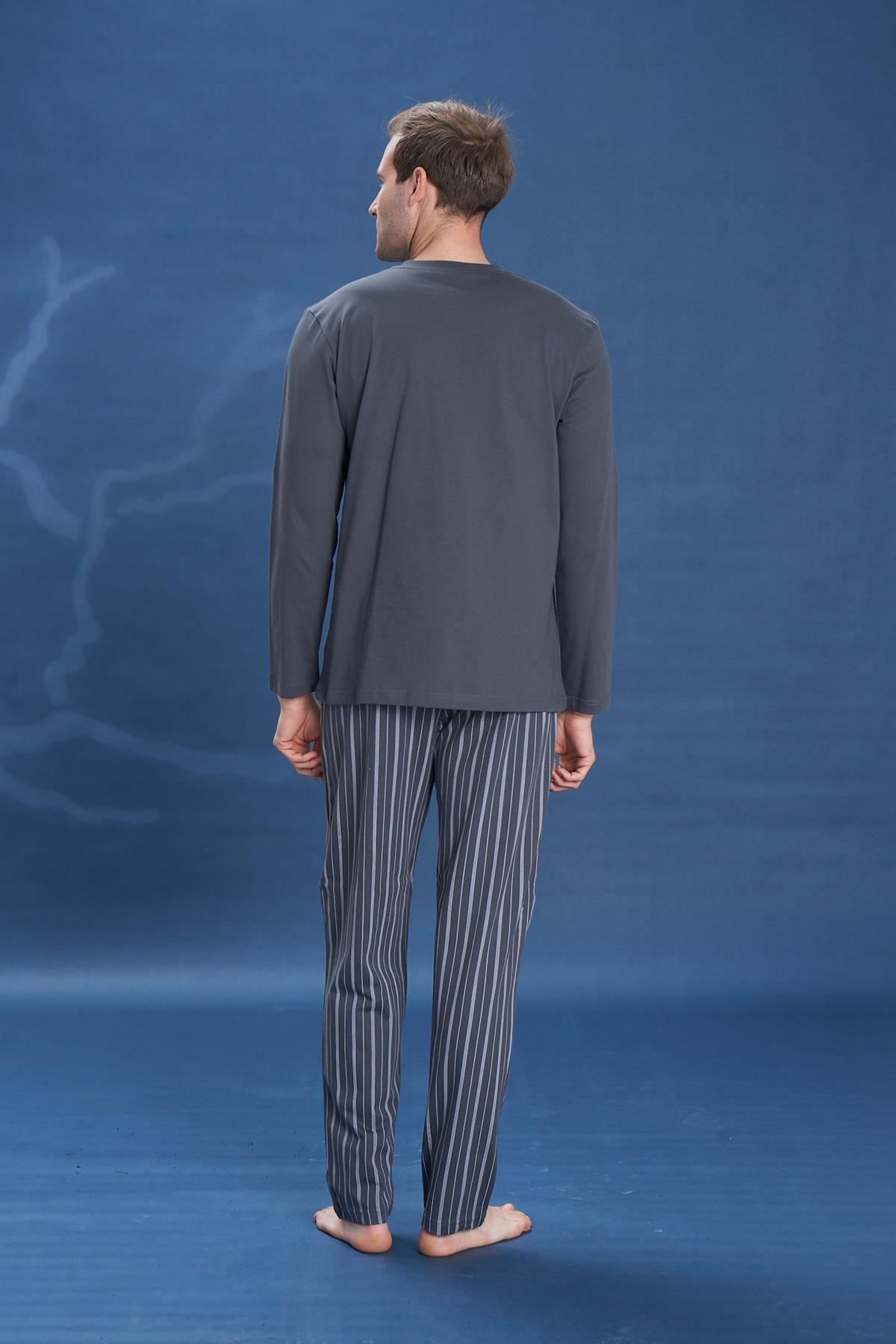 Erkek Penye Süprem Battal Önü Patlı Takım | Füme 2148