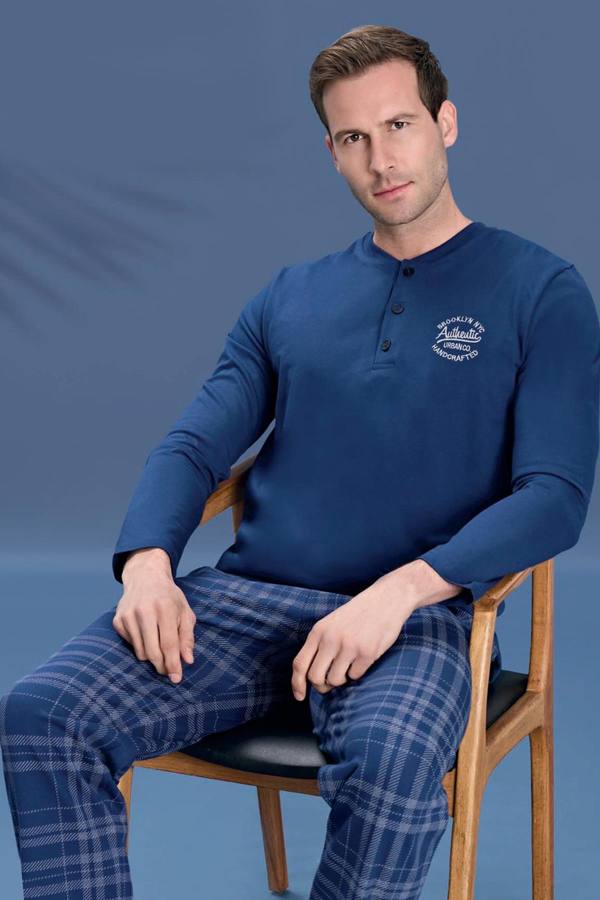 Erkek Penye Süprem Genç Önü Patlı Takım | Lacivert 2155