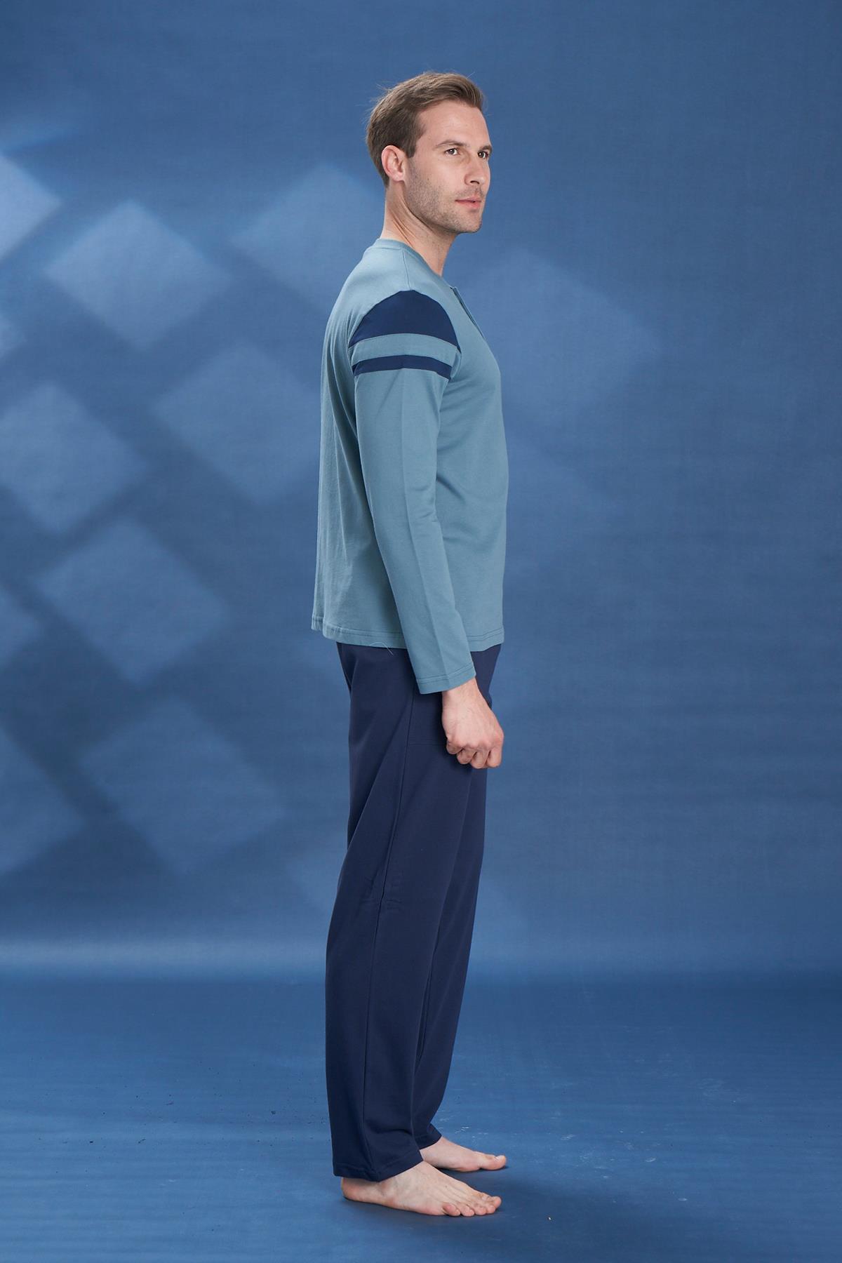 Erkek Penye Süprem Genç Önü Patlı Takım | Yeşil 2101