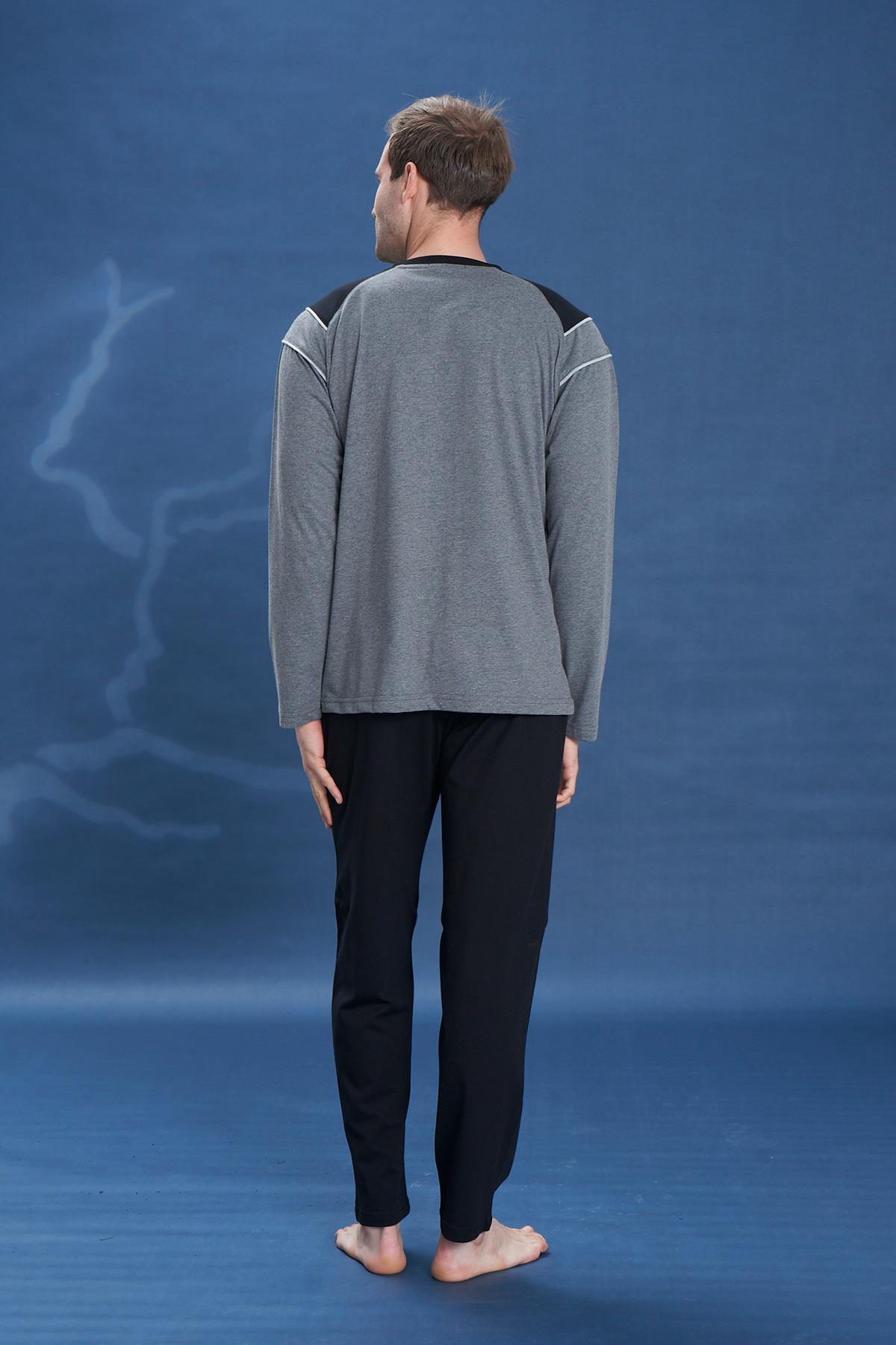 Erkek Penye Süprem Genç Önü Patlı Takım | Antrasit 2130