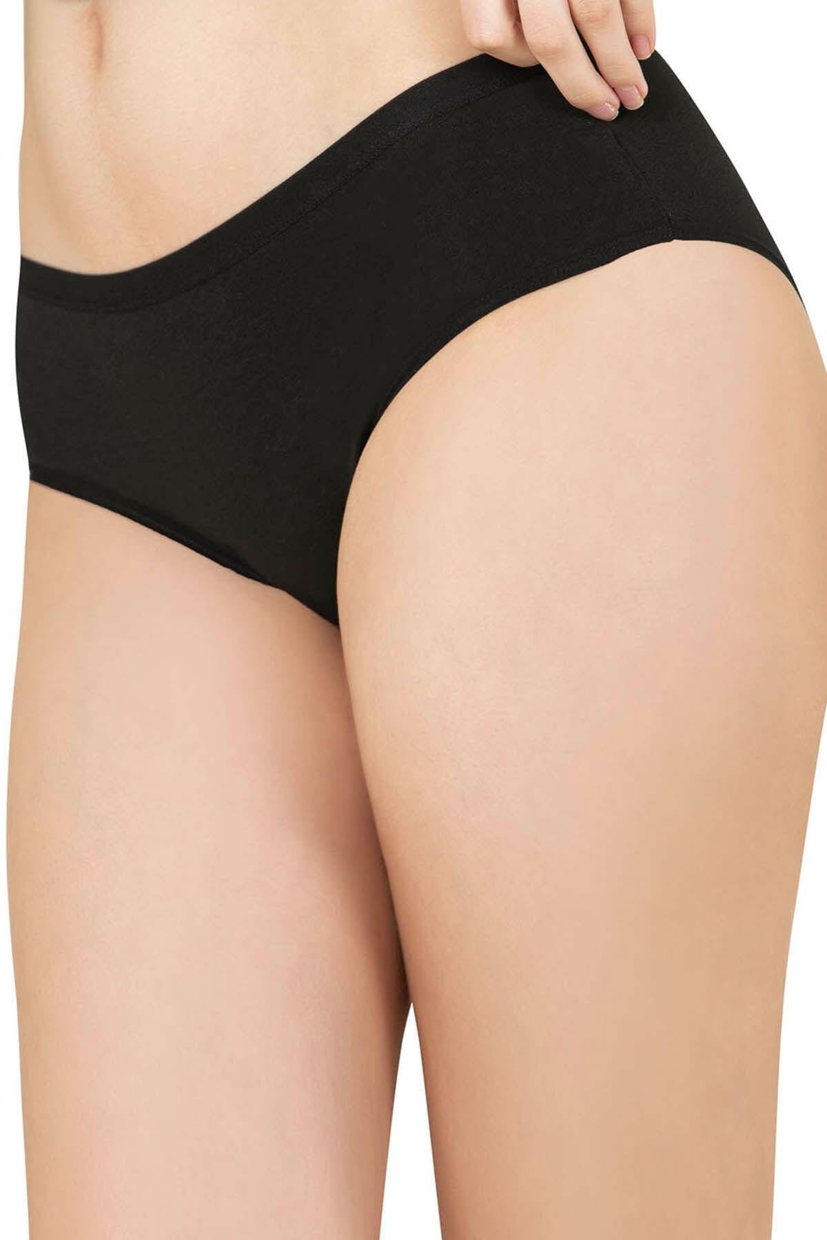 Kadın 3'lü Paket Pamuklu Yüksek Bel Battal Bato Külot | özk 26800