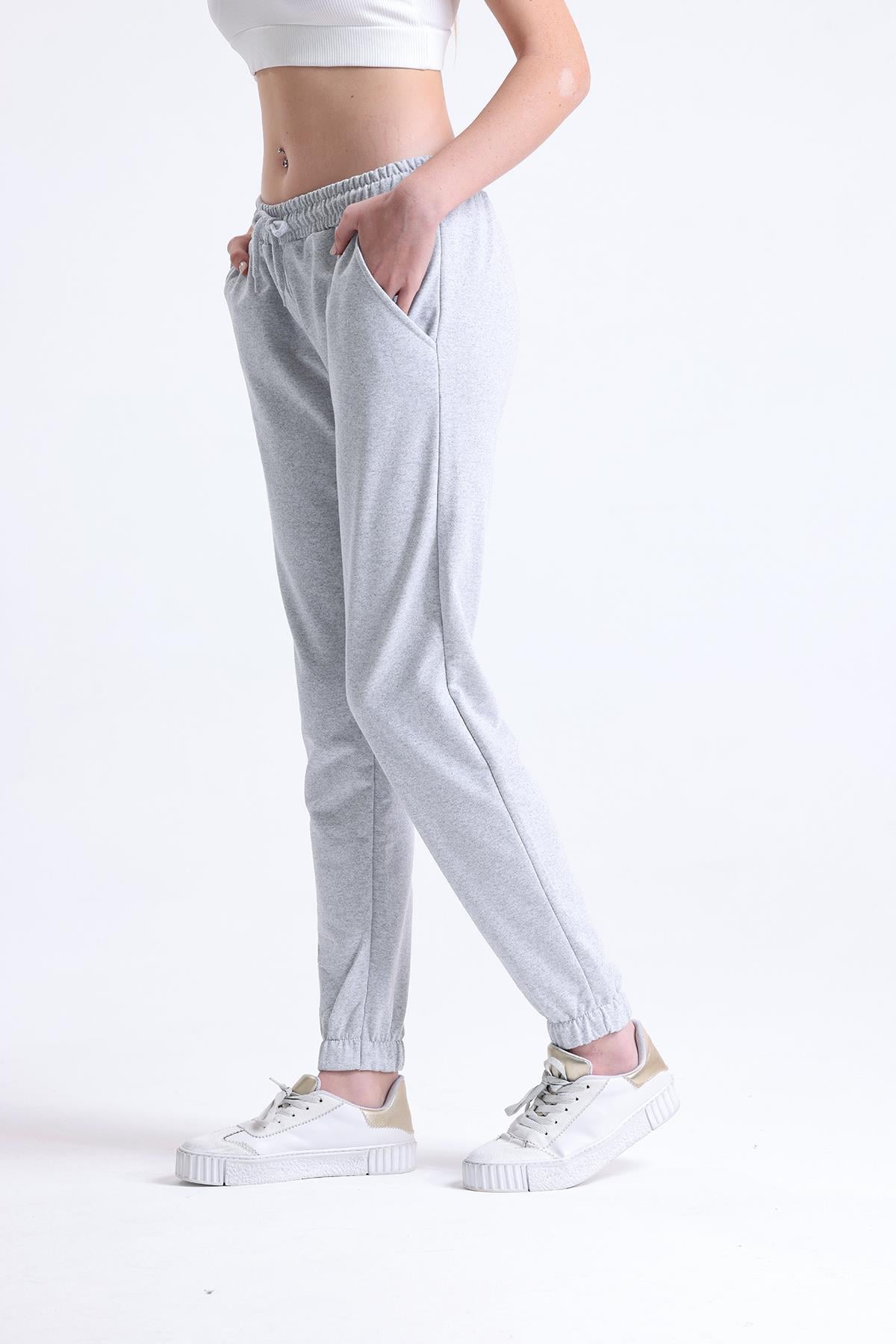 Kadın Eşofman Altı, Pijama Tek Alt | Gri