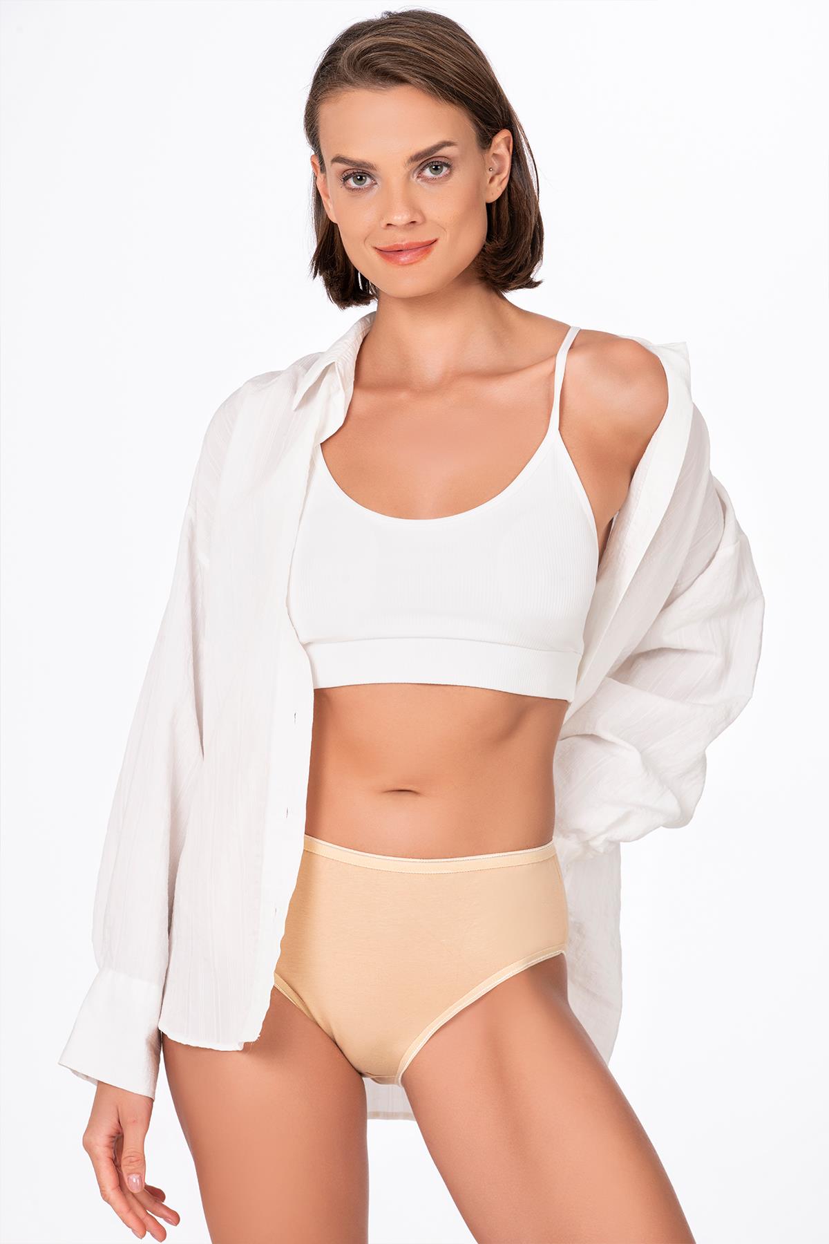 Kadın Pamuklu Bato Ten | K6121