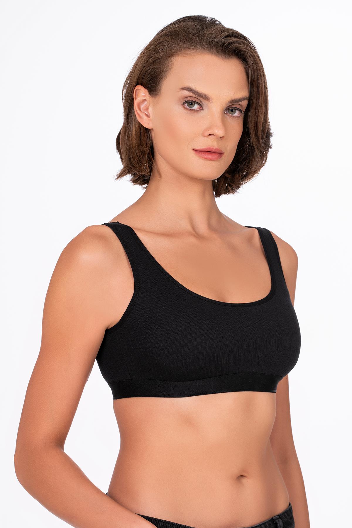 Kadın Pamuklu Kaşkorse Sporcu Sütyen | 5044