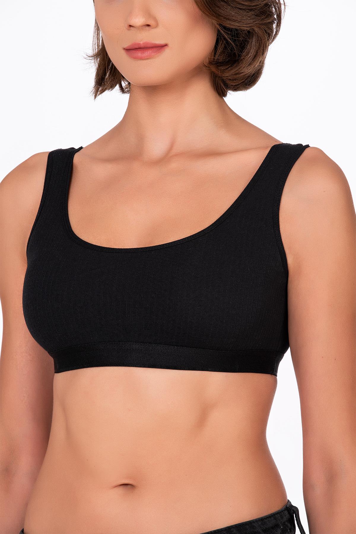 Kadın Pamuklu Kaşkorse Sporcu Sütyen | 5044