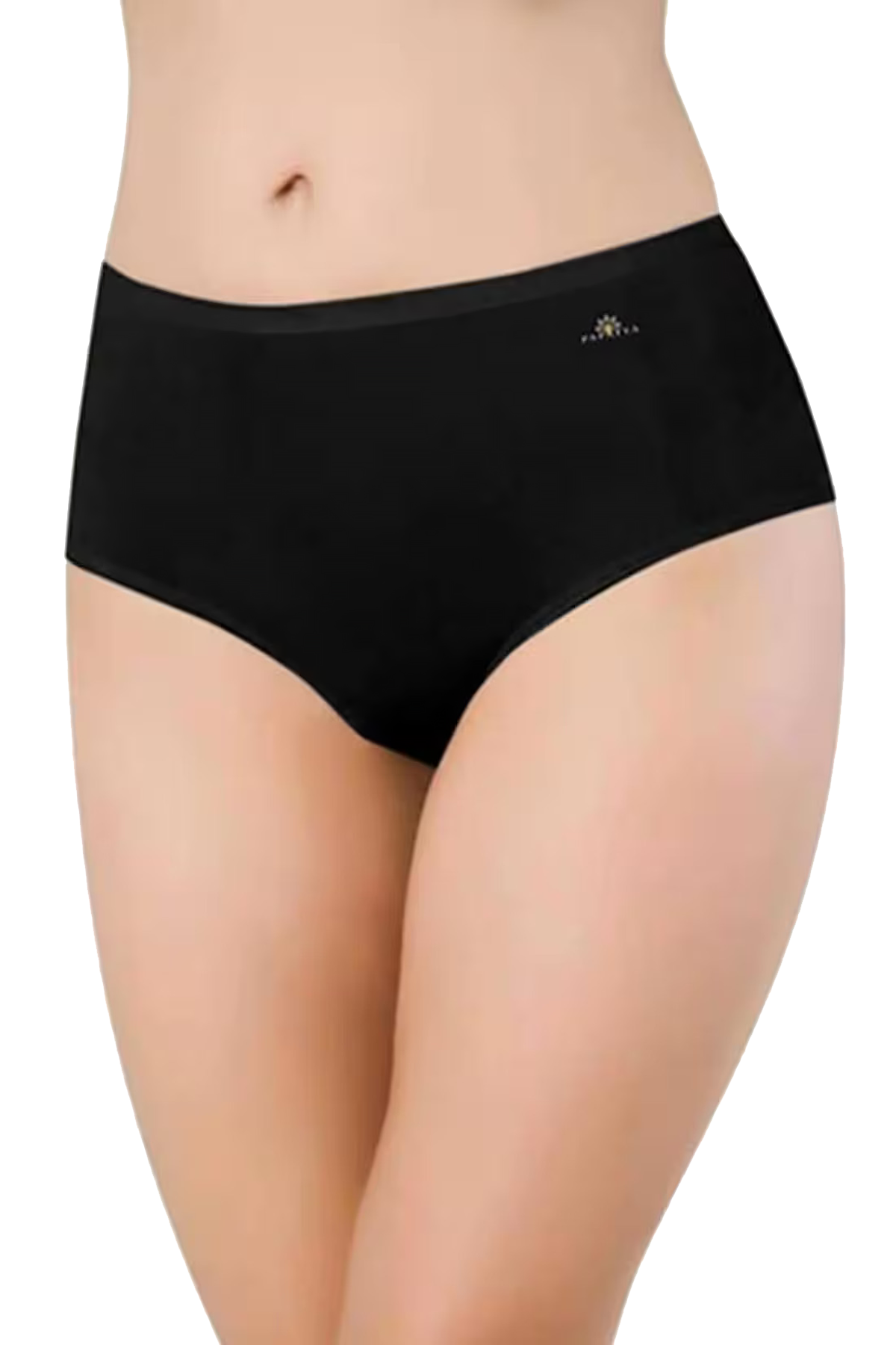 Kadın Pamuklu Yüksel Bel Modal Külot | Siyah 1851