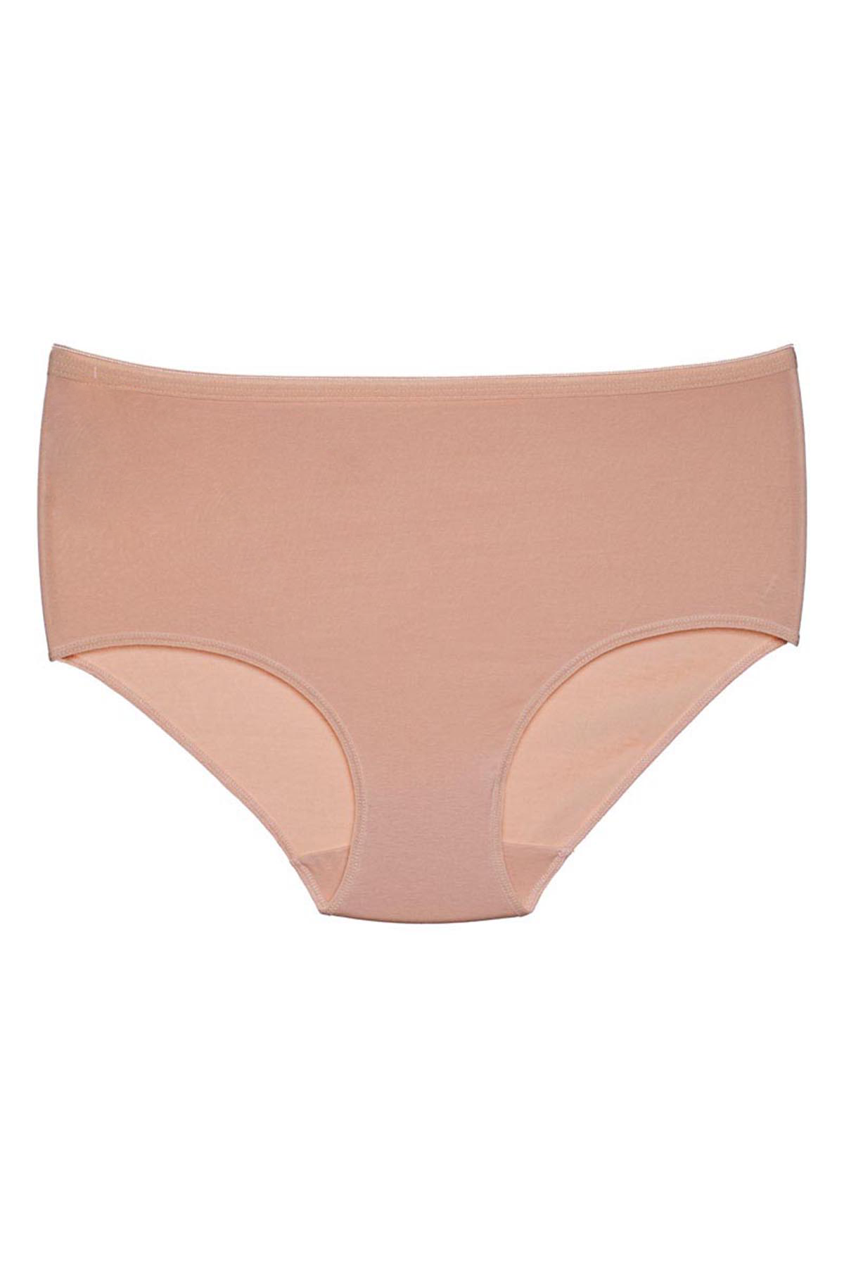 Kadın Pamuklu Yüksel Bel Modal Külot | Ten 1851