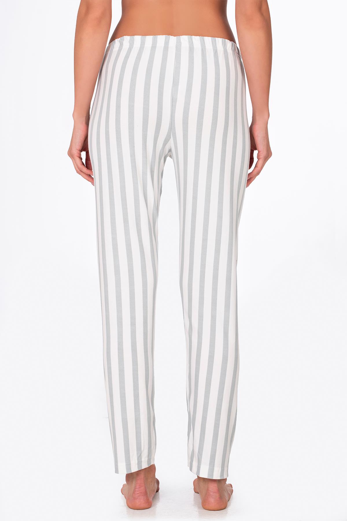 Kadın Süet Pijama Tek Alt