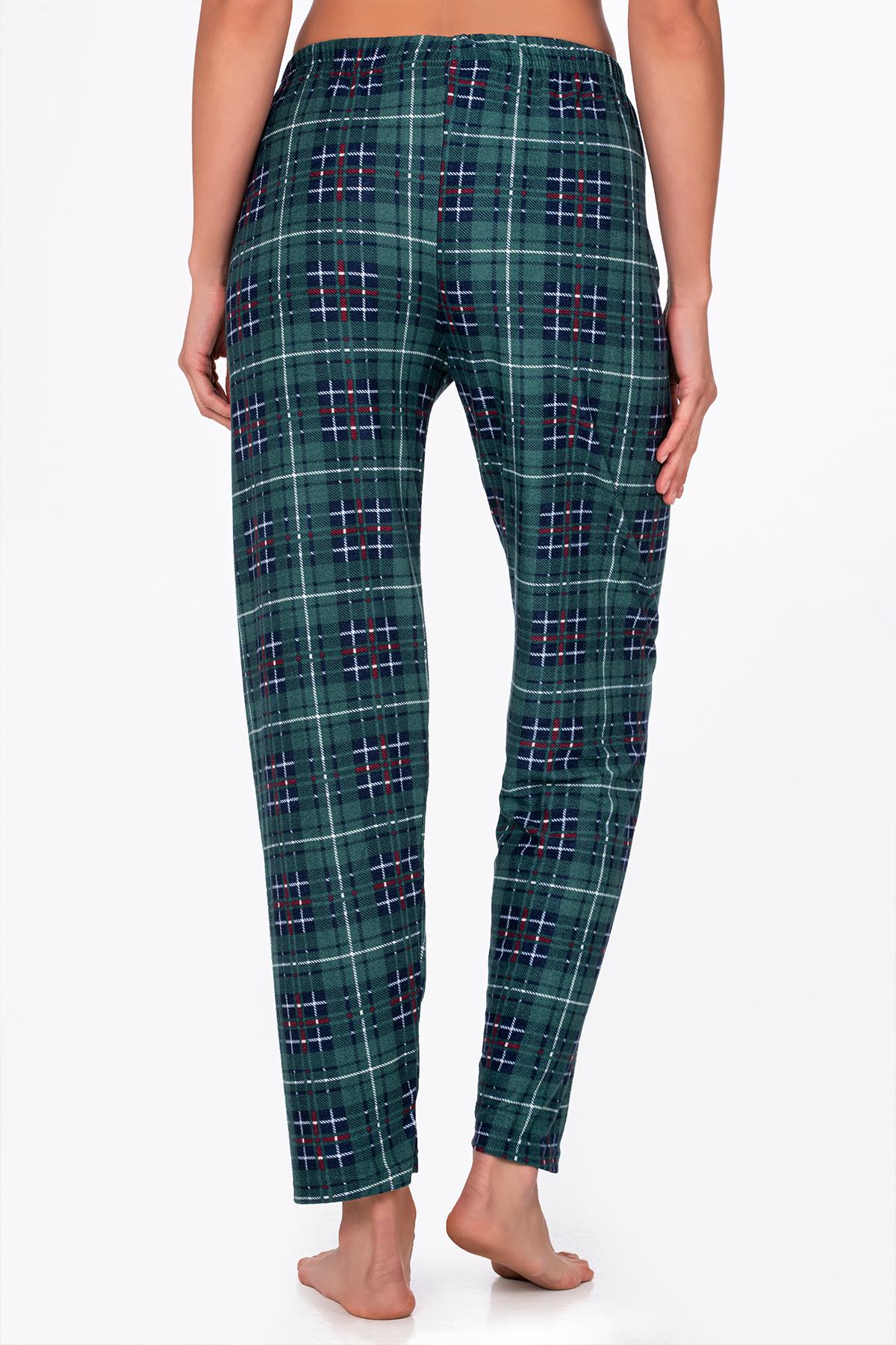 Kadın Süet Pijama Tek Alt