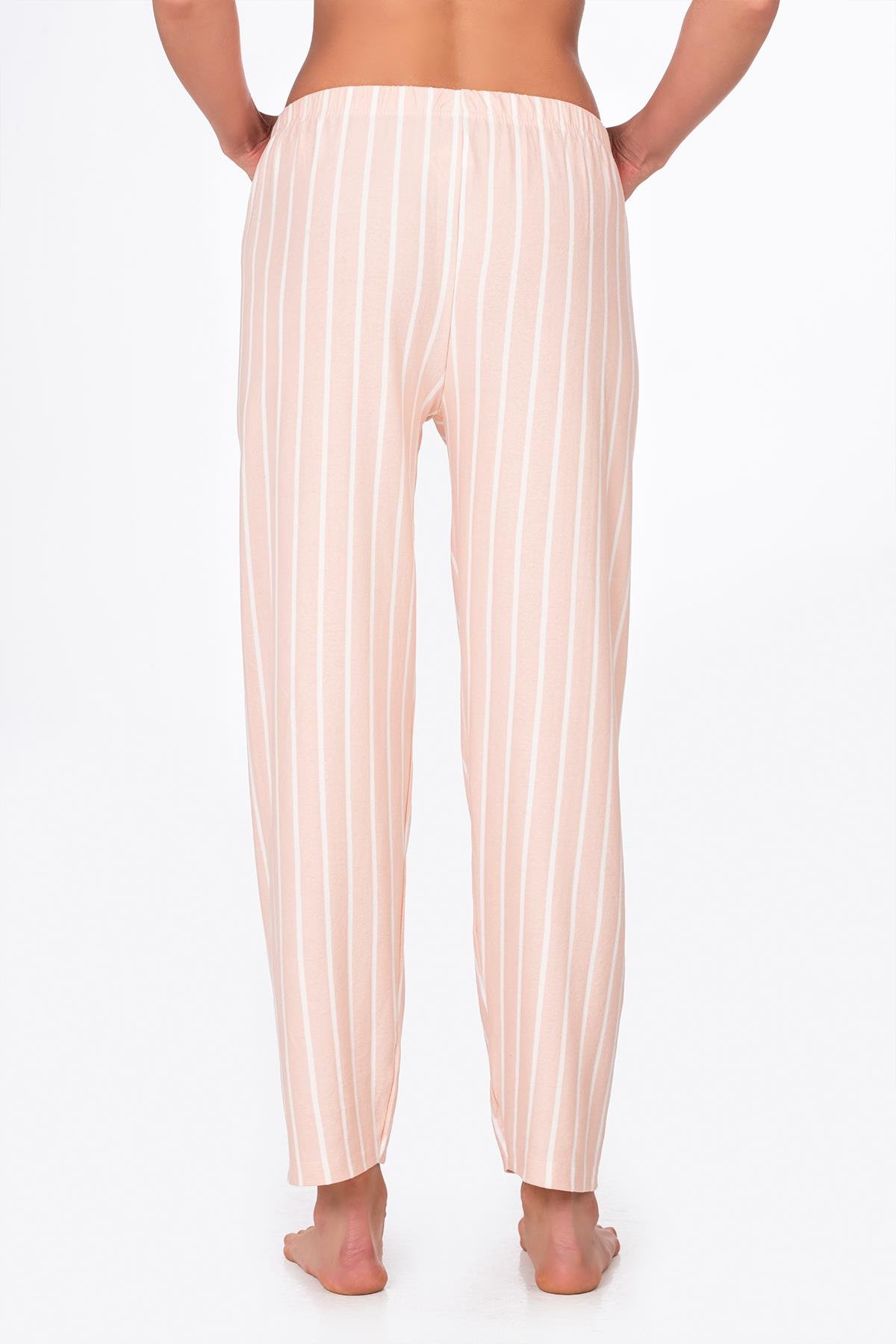 Kadın Süet Pijama Tek Alt