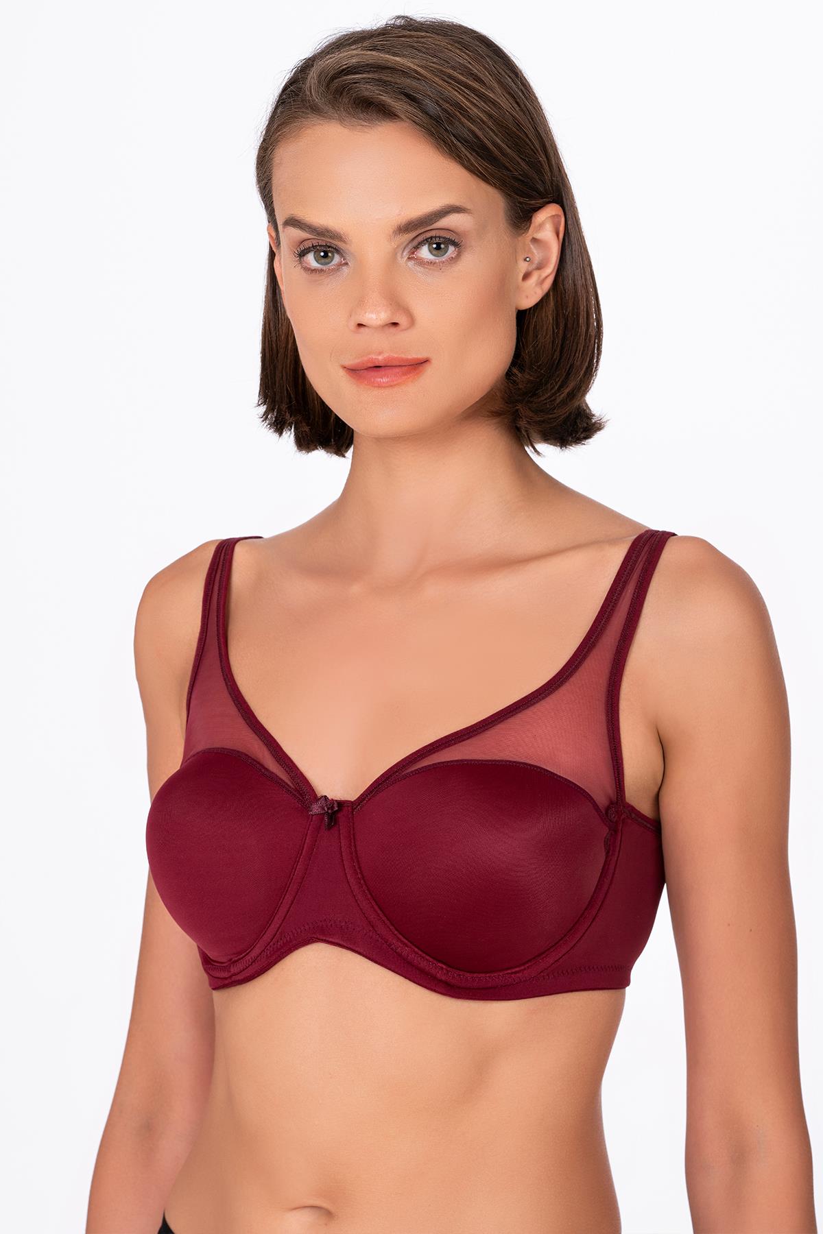 Kadın Toparlayıcı Sütyen | Bordo 704