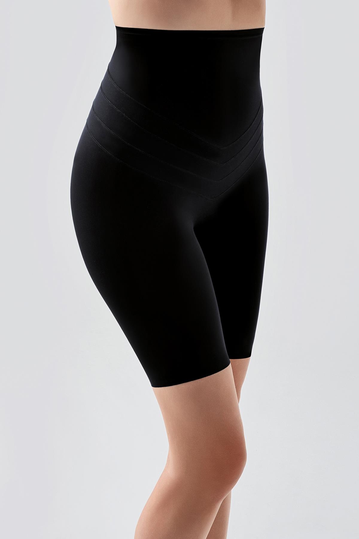 Kadın Yüksek Bel Şort Korse | 9604