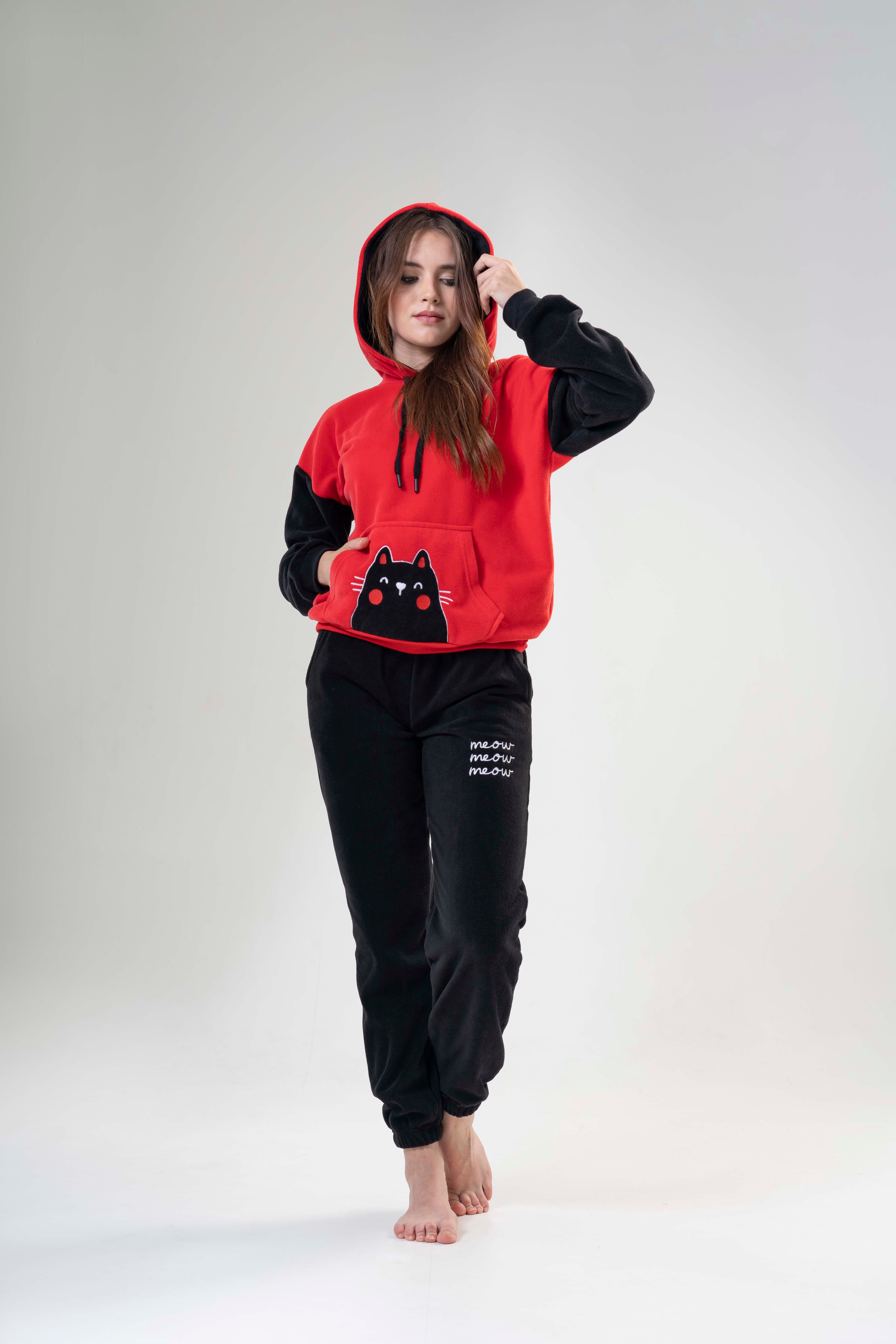 Kompedan Kadın Uzun Kol Polar Eşofman Takımı | AW22 Vnt. 2020360000 