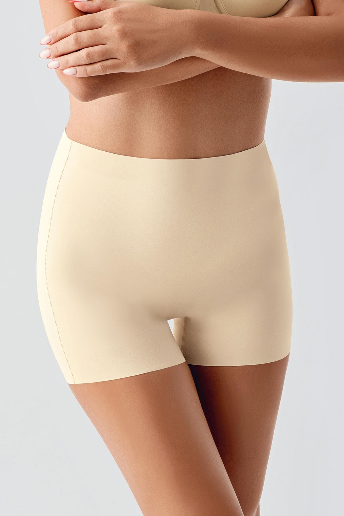 Lazer Kesim Şort | Ten 9205