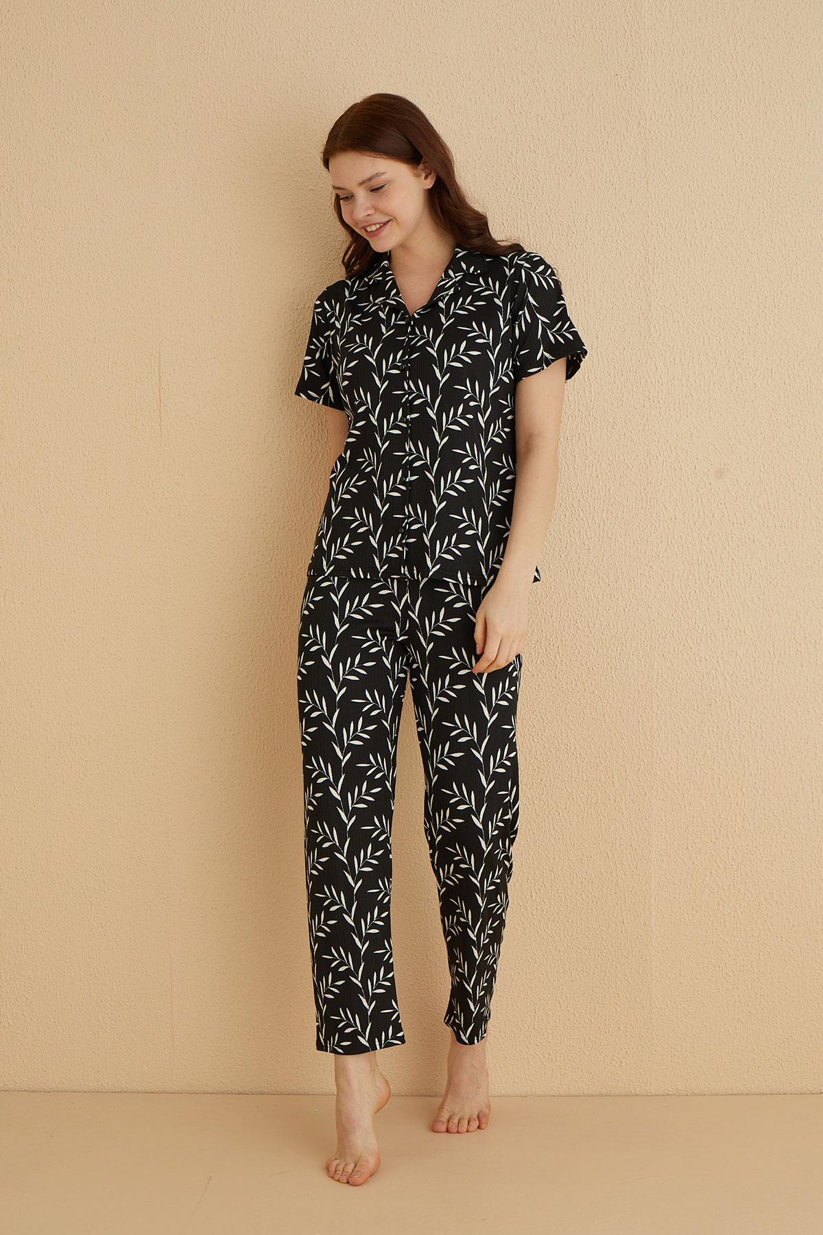Pegasus Genç Önden Düğmeli Pijama Takım | 80124-73
