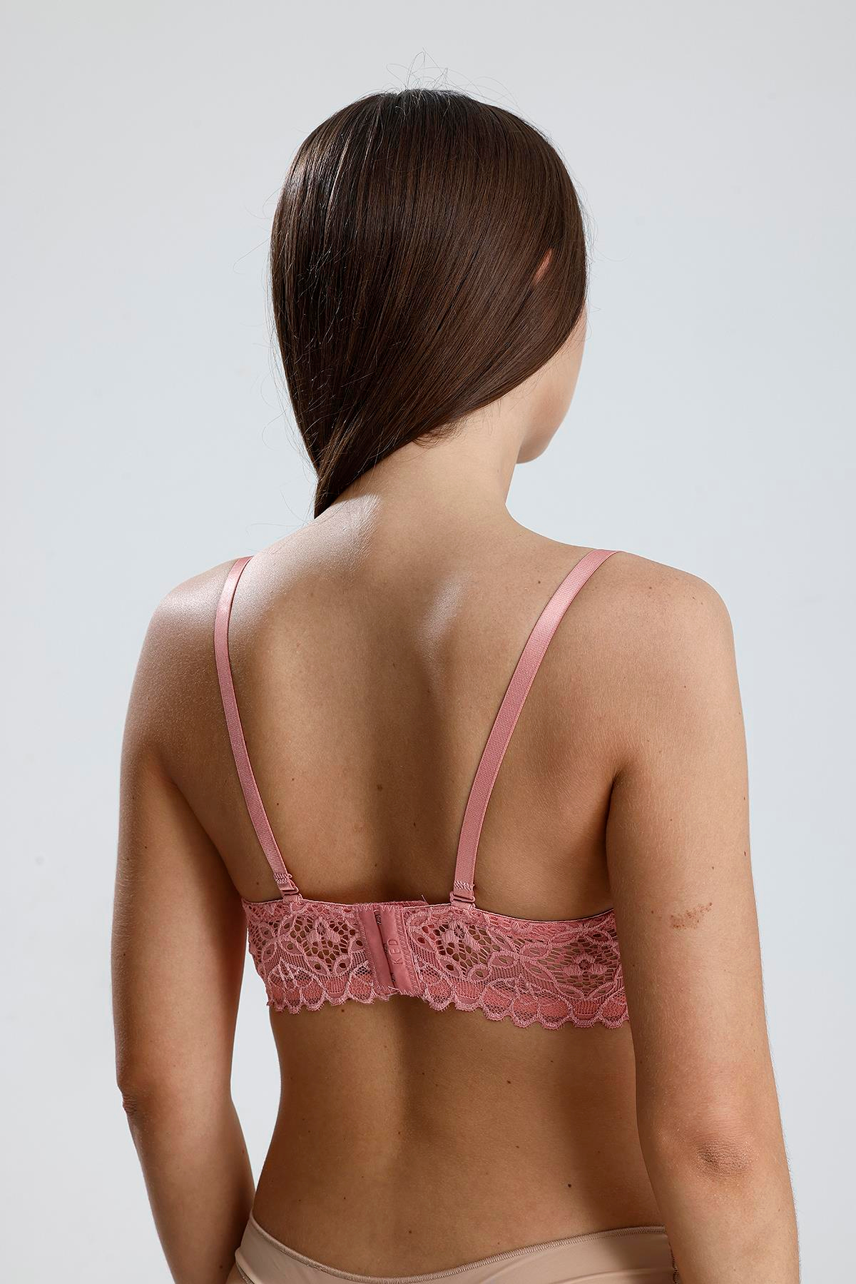 Puantiye Desenli Destekli Sütyen | 3266