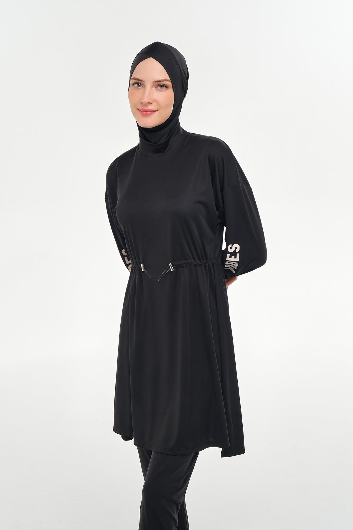 Uzun Kollu Tesettür Mayo | 253132
