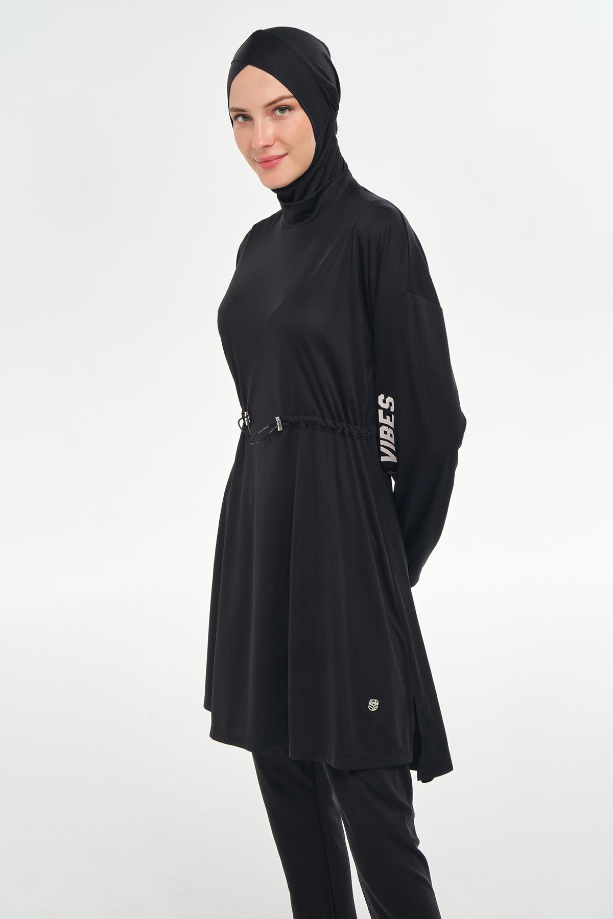 Uzun Kollu Tesettür Mayo | 253132