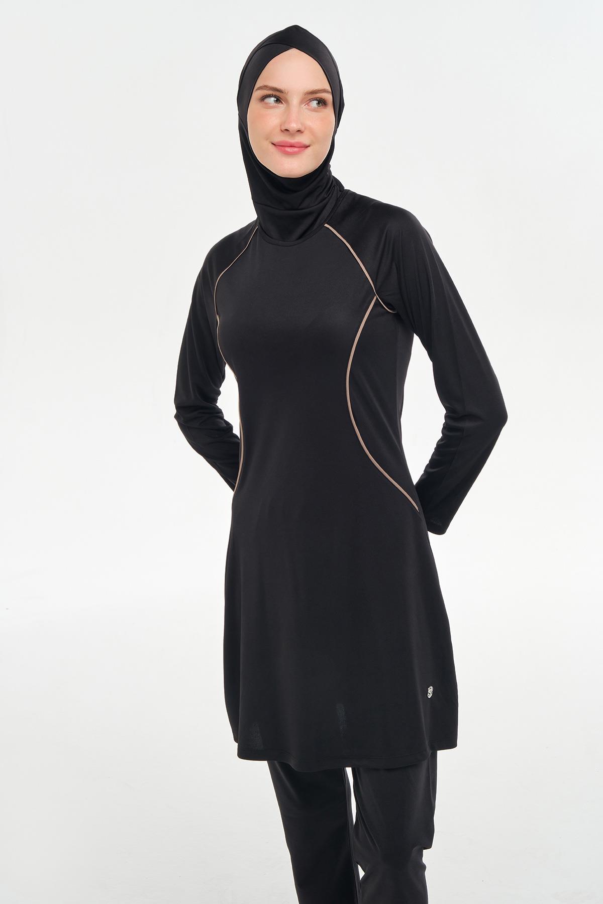 Uzun Kollu Tesettür Mayo | 3130