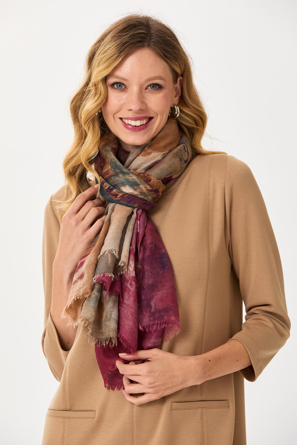 Batik Desenli Şal 245-SAL-04
