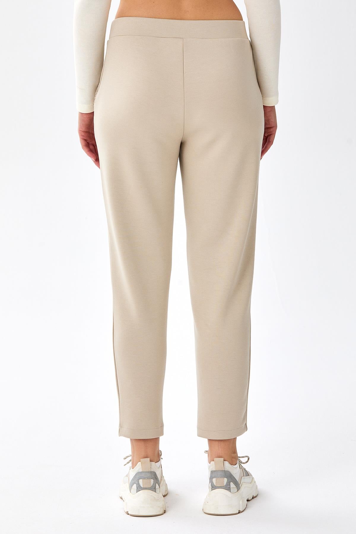 Beli Lastikli Cepli Pantolon 256-2113