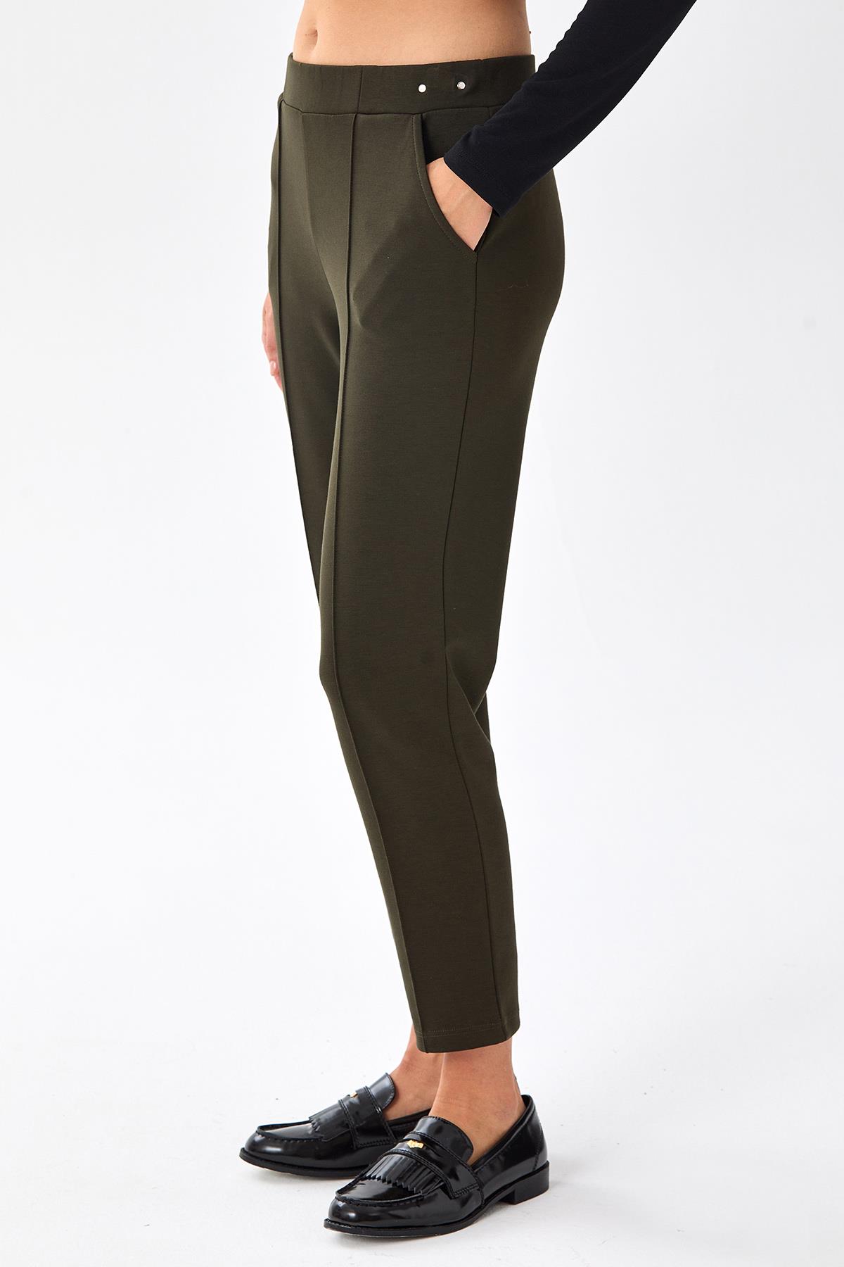 Beli Lastikli Cepli Pantolon 256-2118