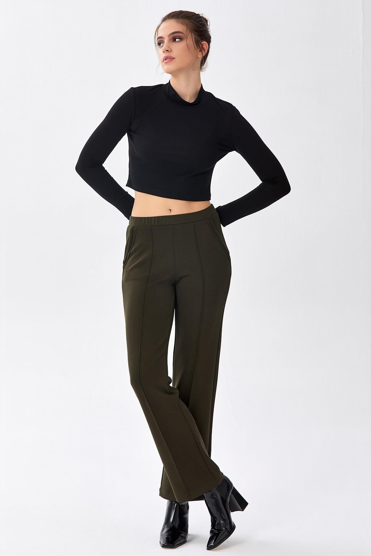 Beli Lastikli Cepli Pantolon 256-2120