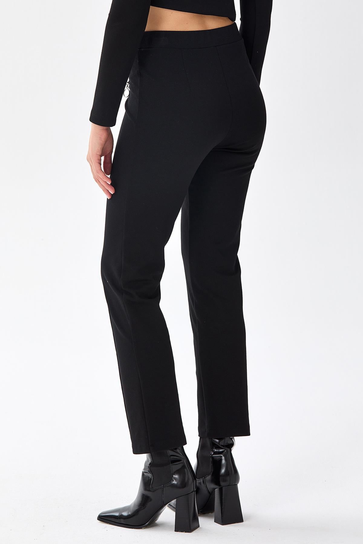 Beli Lastikli Fermuar Cep Detaylı Pantolon 256-2004