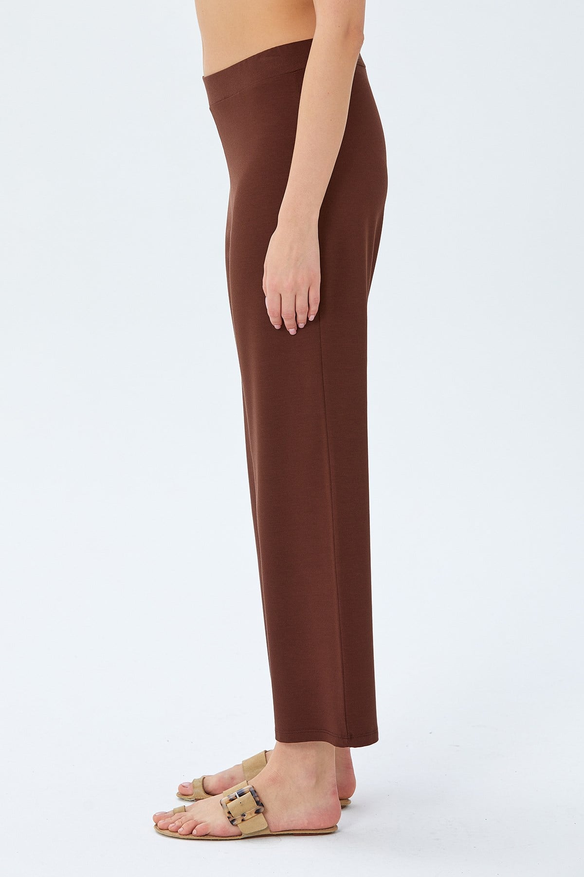 Beli Lastikli Geniş Paça Pantolon 026-2000