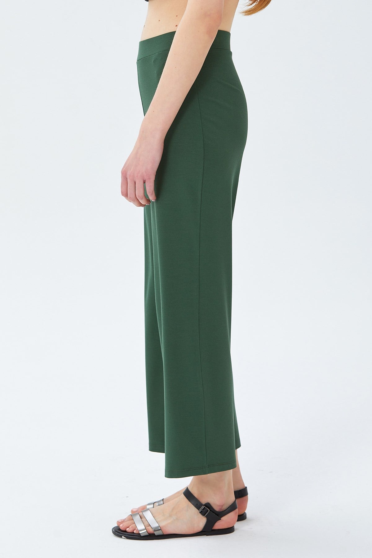 Beli Lastikli Geniş Paça Pantolon 026-2000