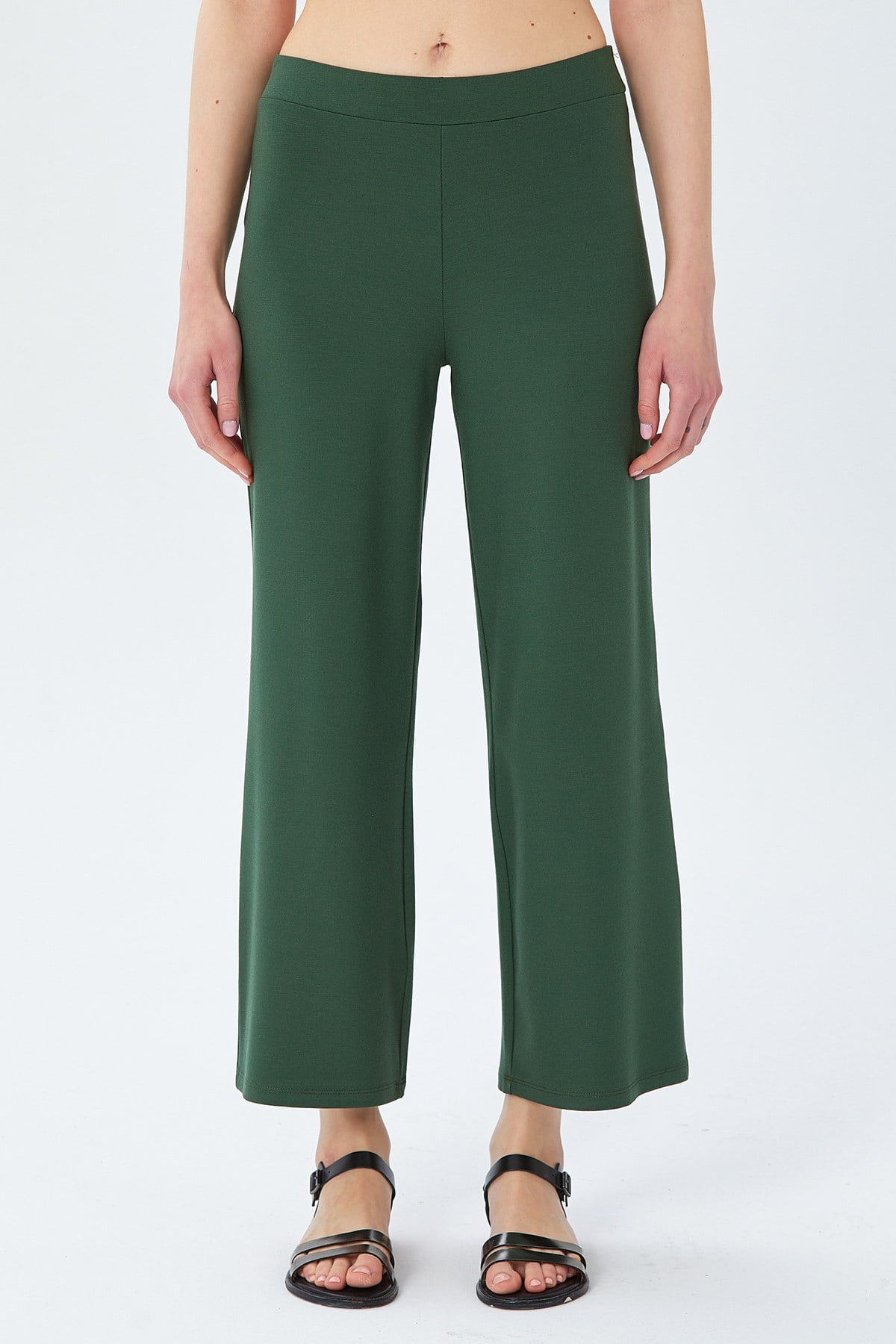 Beli Lastikli Geniş Paça Pantolon 026-2000