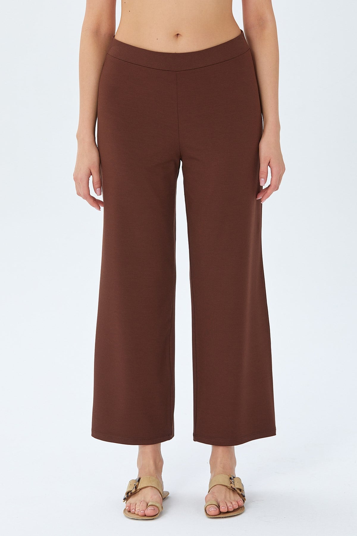 Beli Lastikli Geniş Paça Pantolon 026-2000