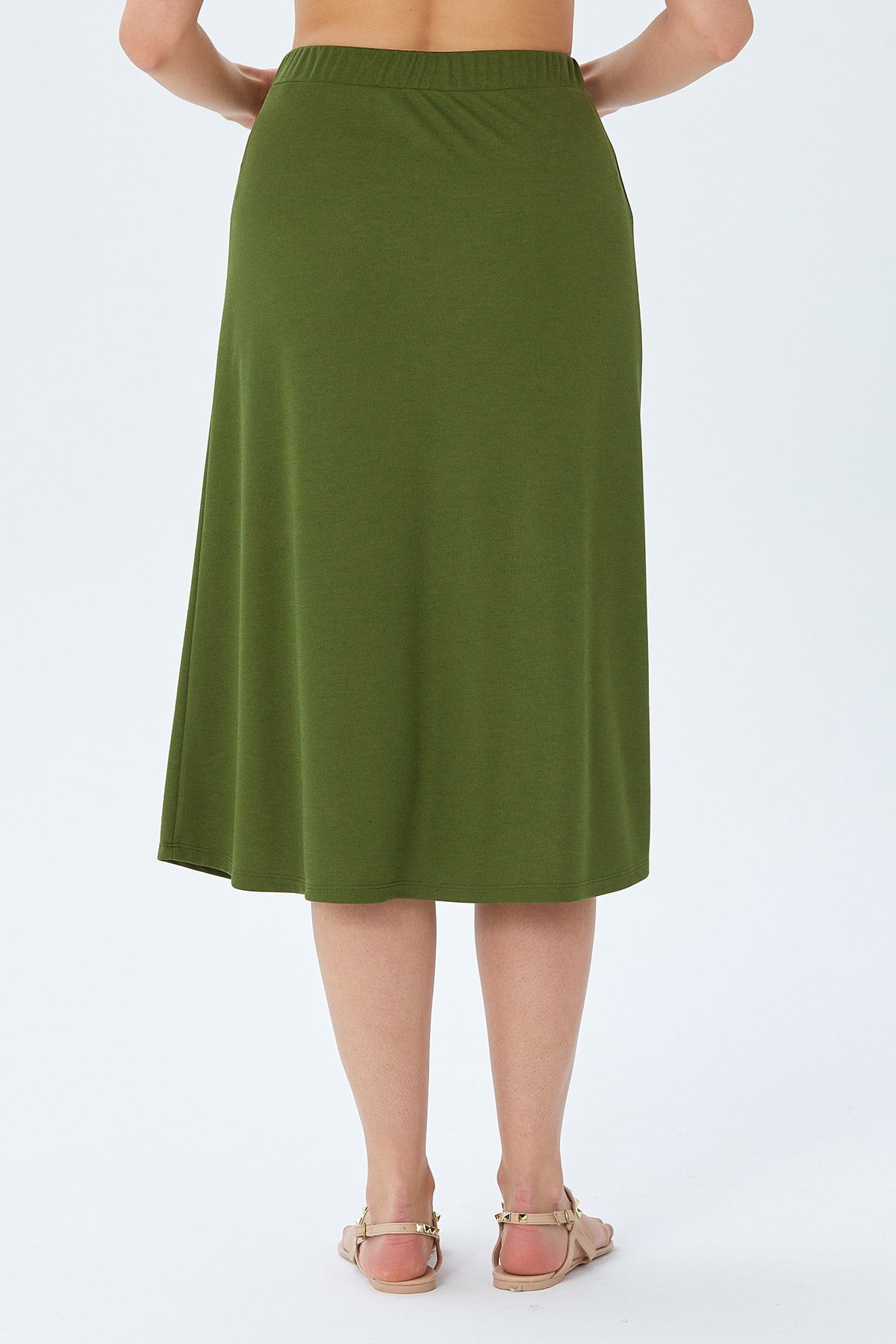 Beli Lastikli Kloş Etek 026-2012