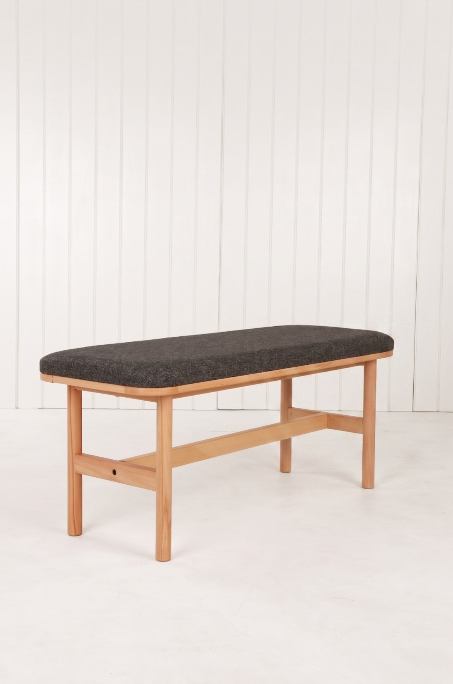 Alaçatı Kayın Masif Ahşap Bench 115x80 cm 
