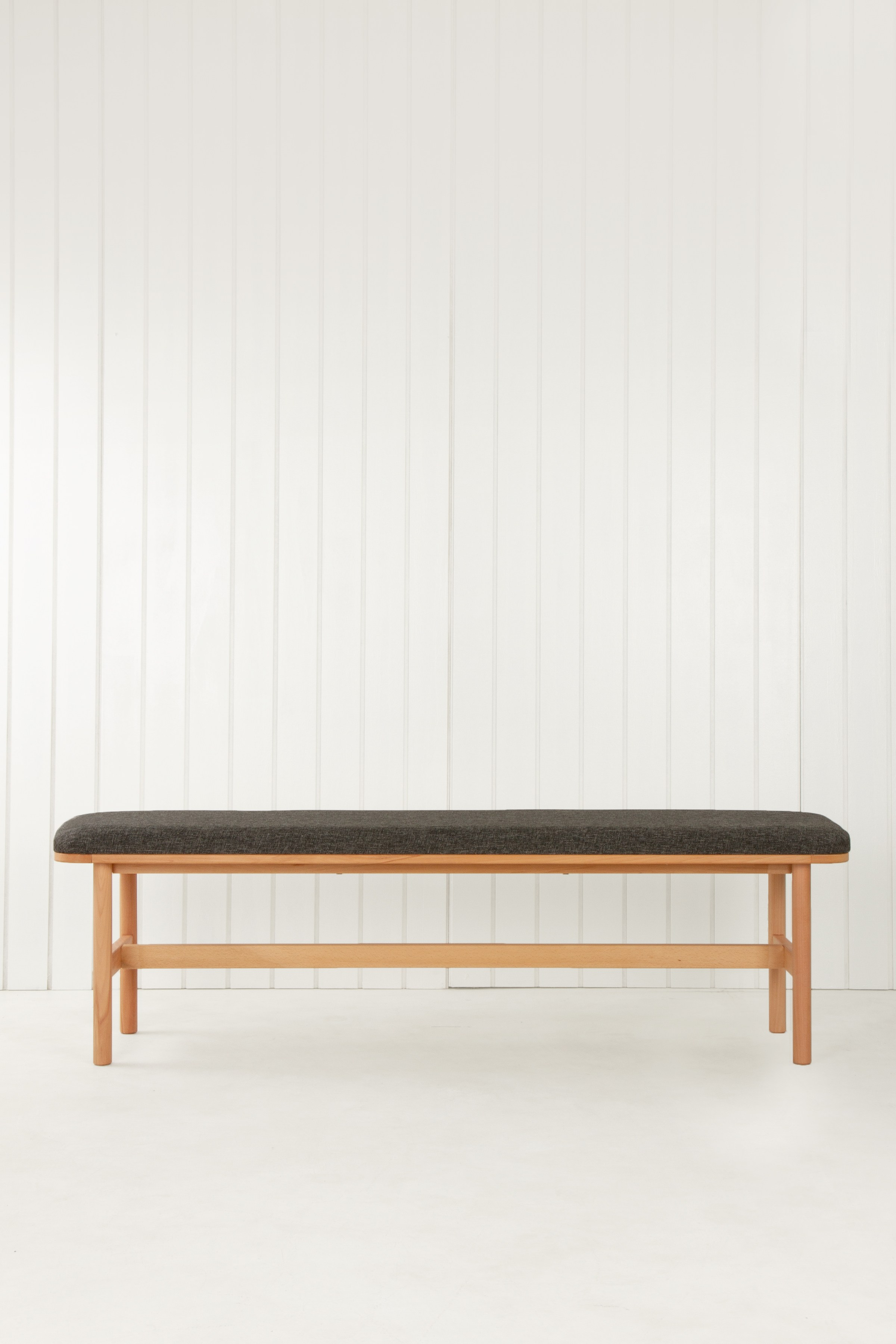 Alaçatı Kayın Masif Ahşap Bench 150x38 cm 