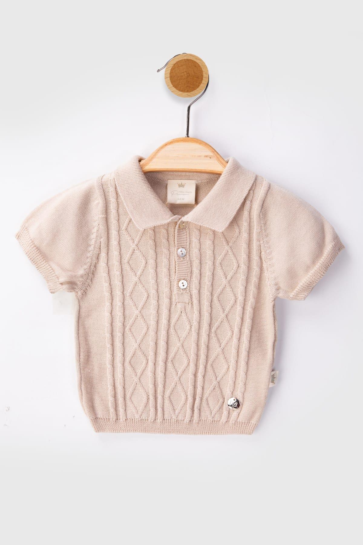 Afra Triko Erkek Bebek Örgü 3lü TakımAfra Triko Erkek Bebek Örgü 3lü Takım